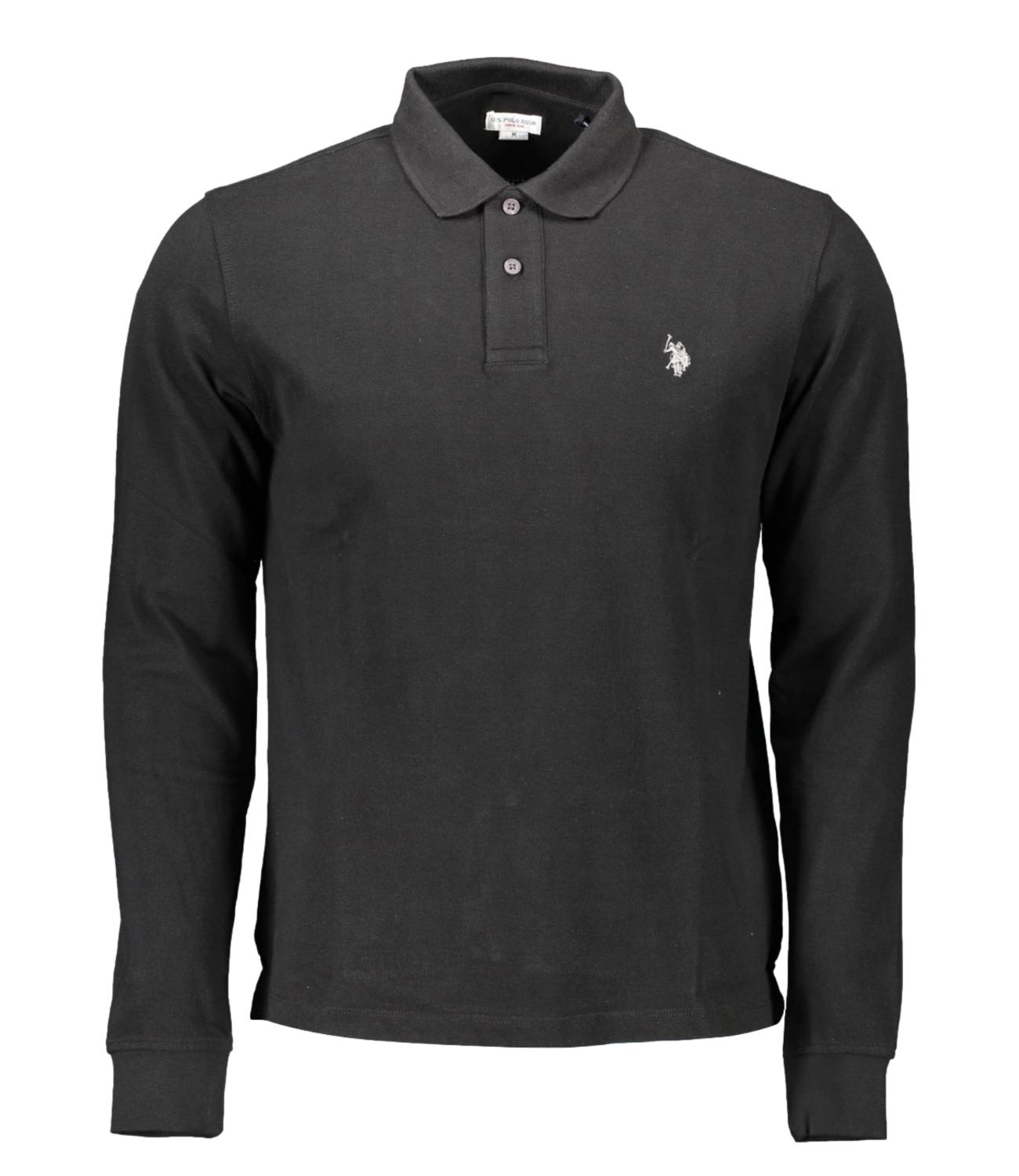 Polo manica Lunga nera