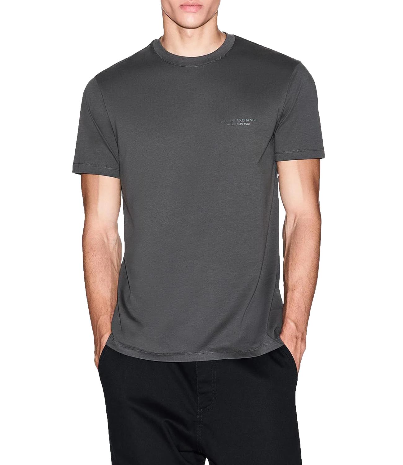 T-shirt AX verde grigia sage