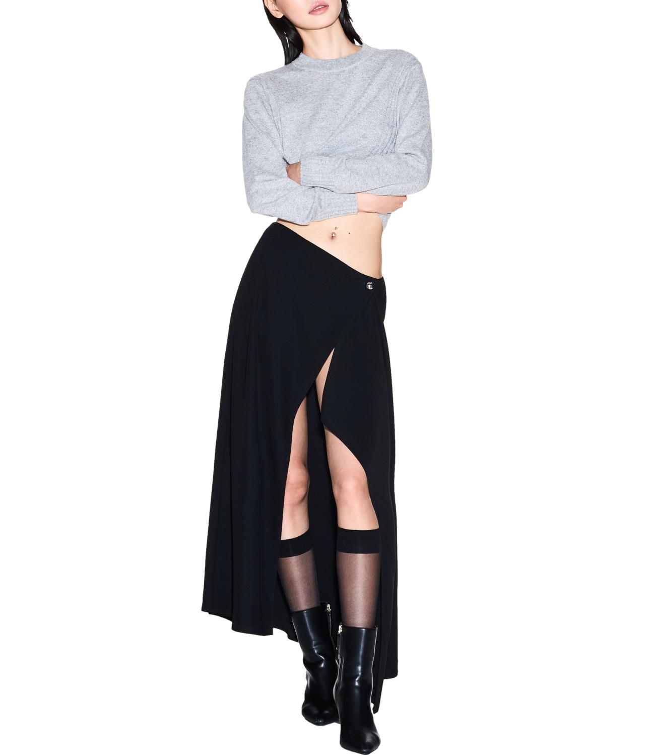 Maglione lana AX grigio donna