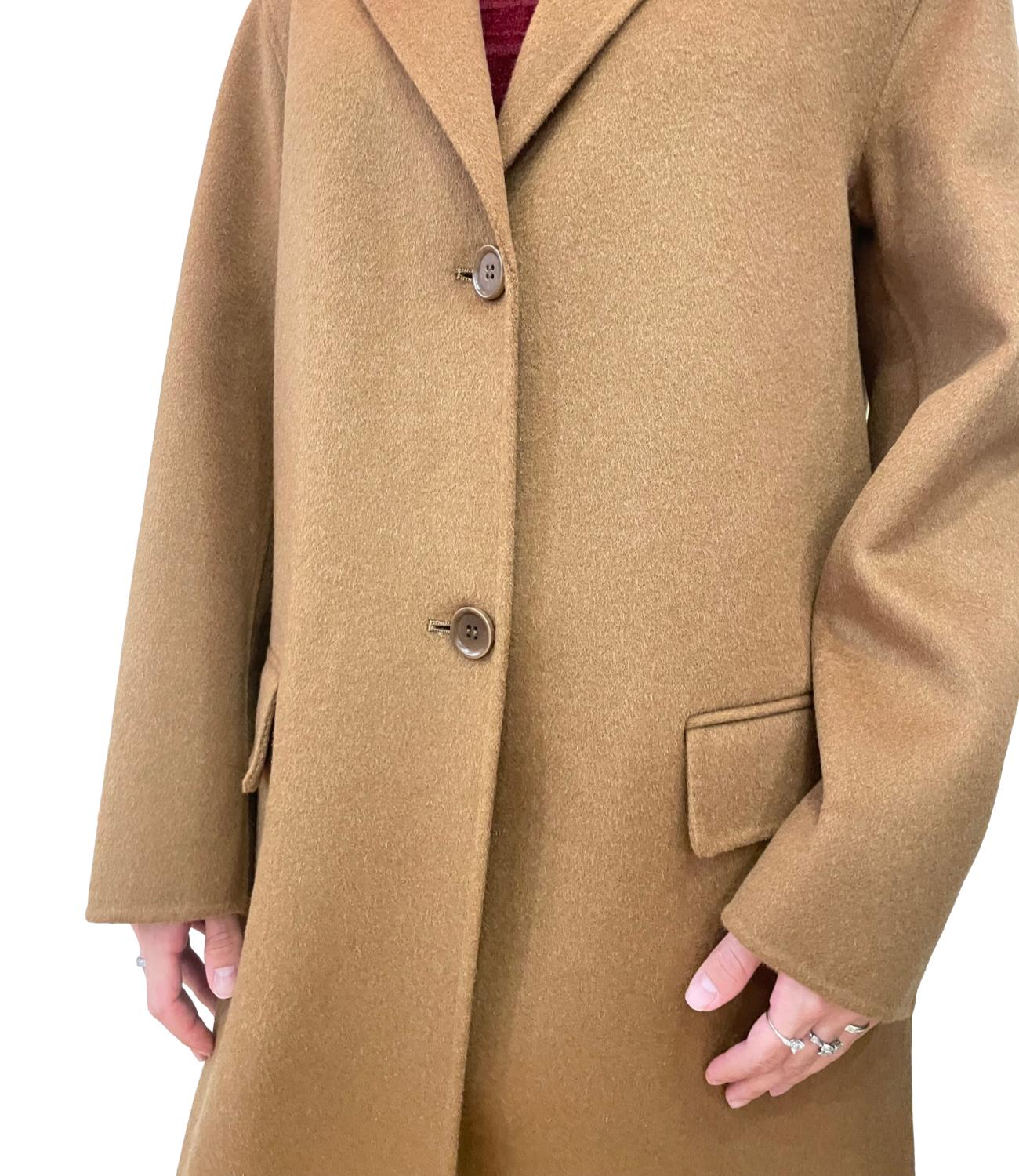 Aspesi Cappotto Lungo Cammello Donna