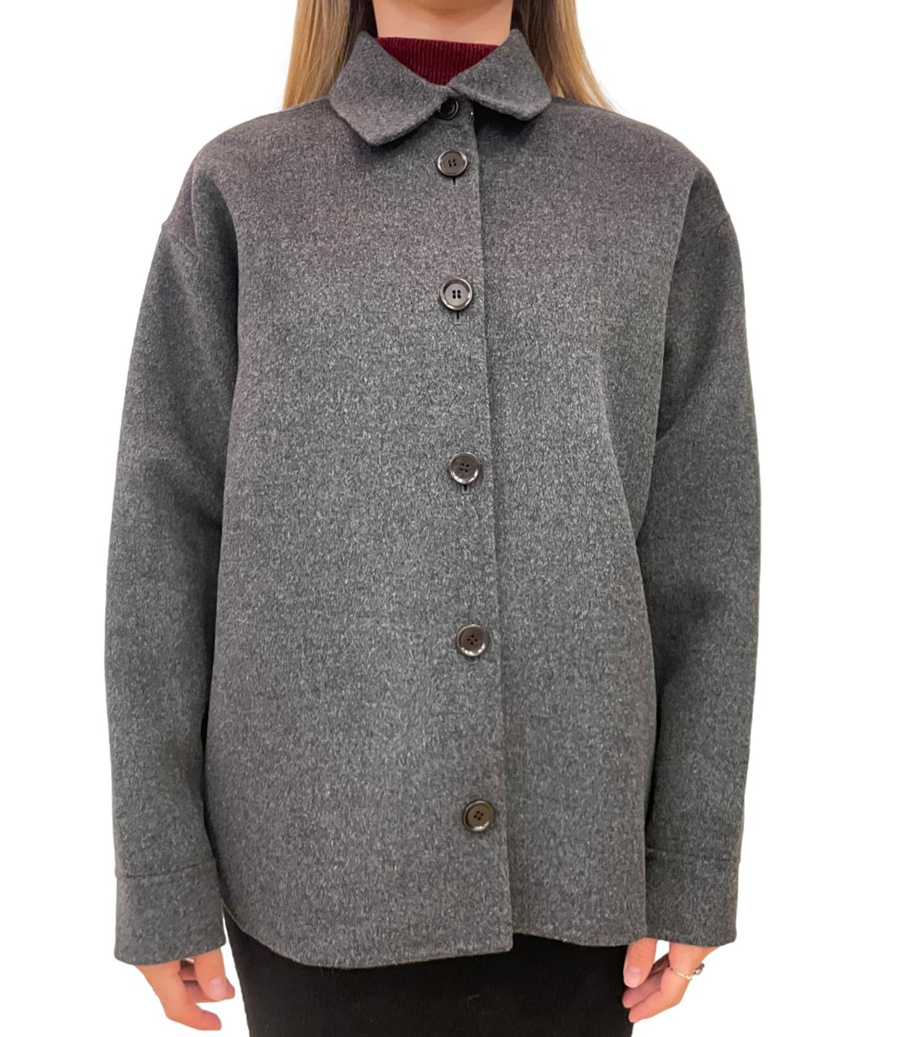 Aspesi Cappotto Overshit Antracite Donna