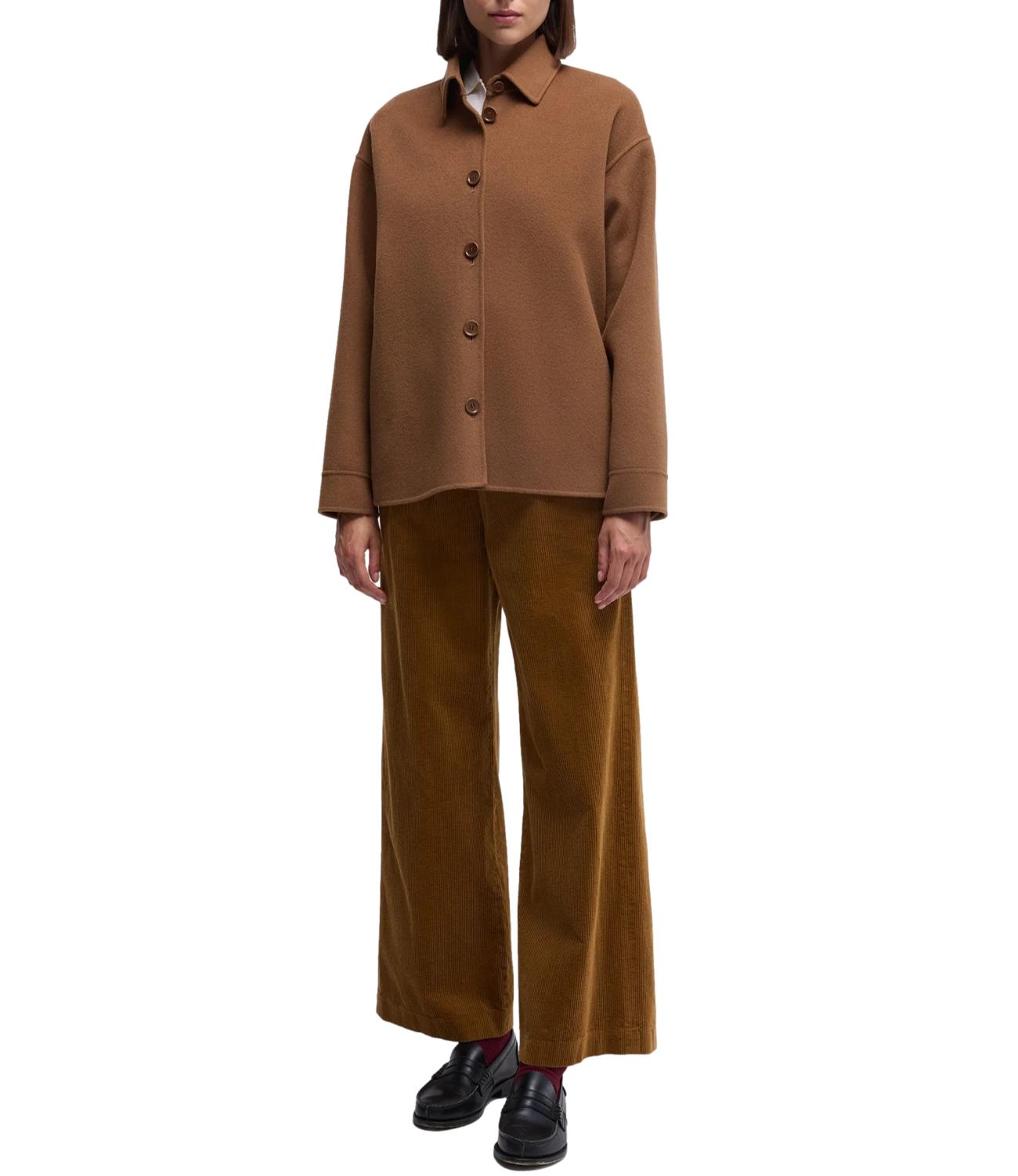Aspesi Cappotto Overshit Cammello Donna