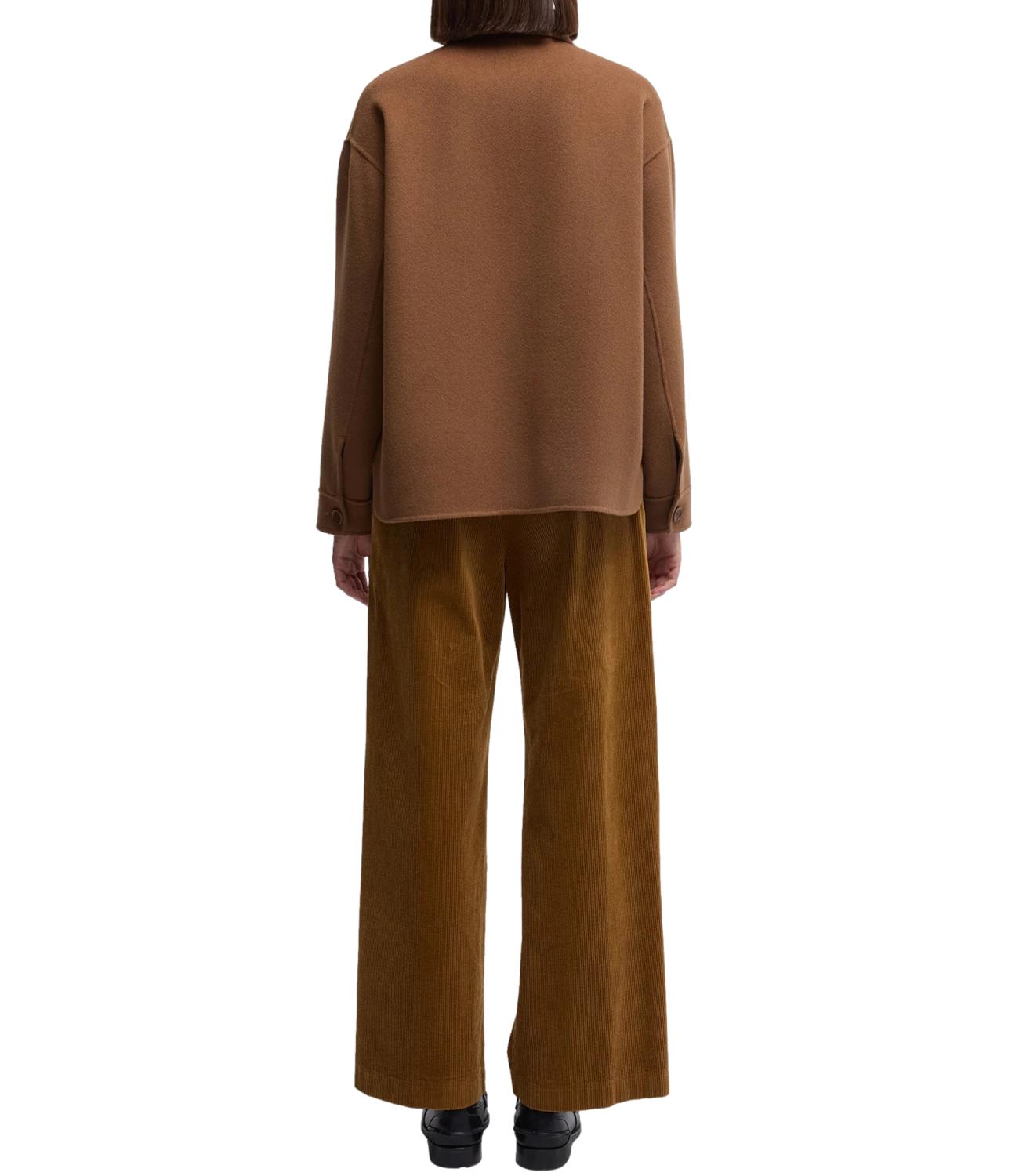 Aspesi Cappotto Overshit Cammello Donna
