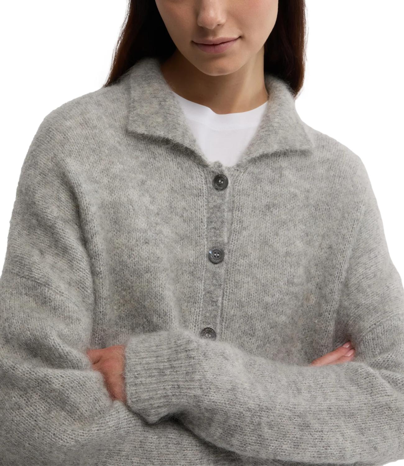 Aspesi Cardigan Mod 3343 Grigio Donna