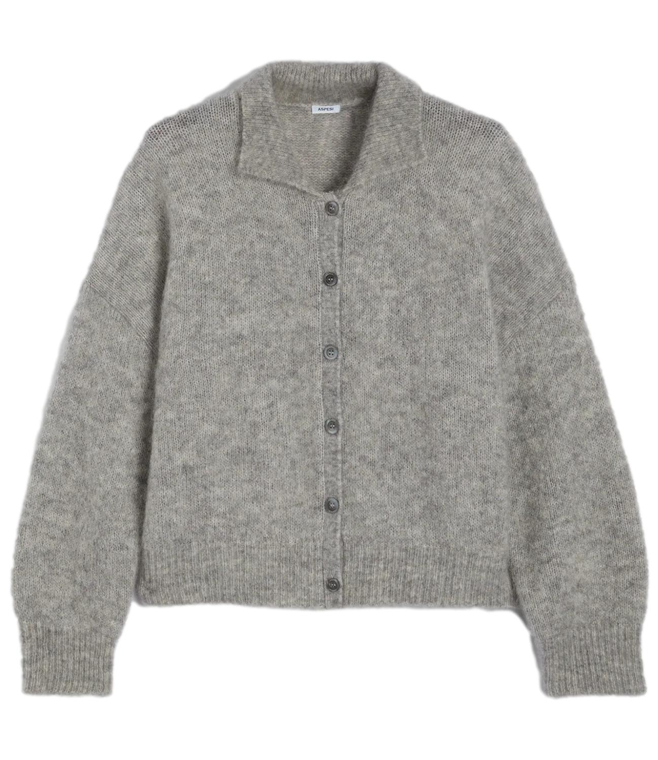 Aspesi Cardigan Mod 3343 Grigio Donna