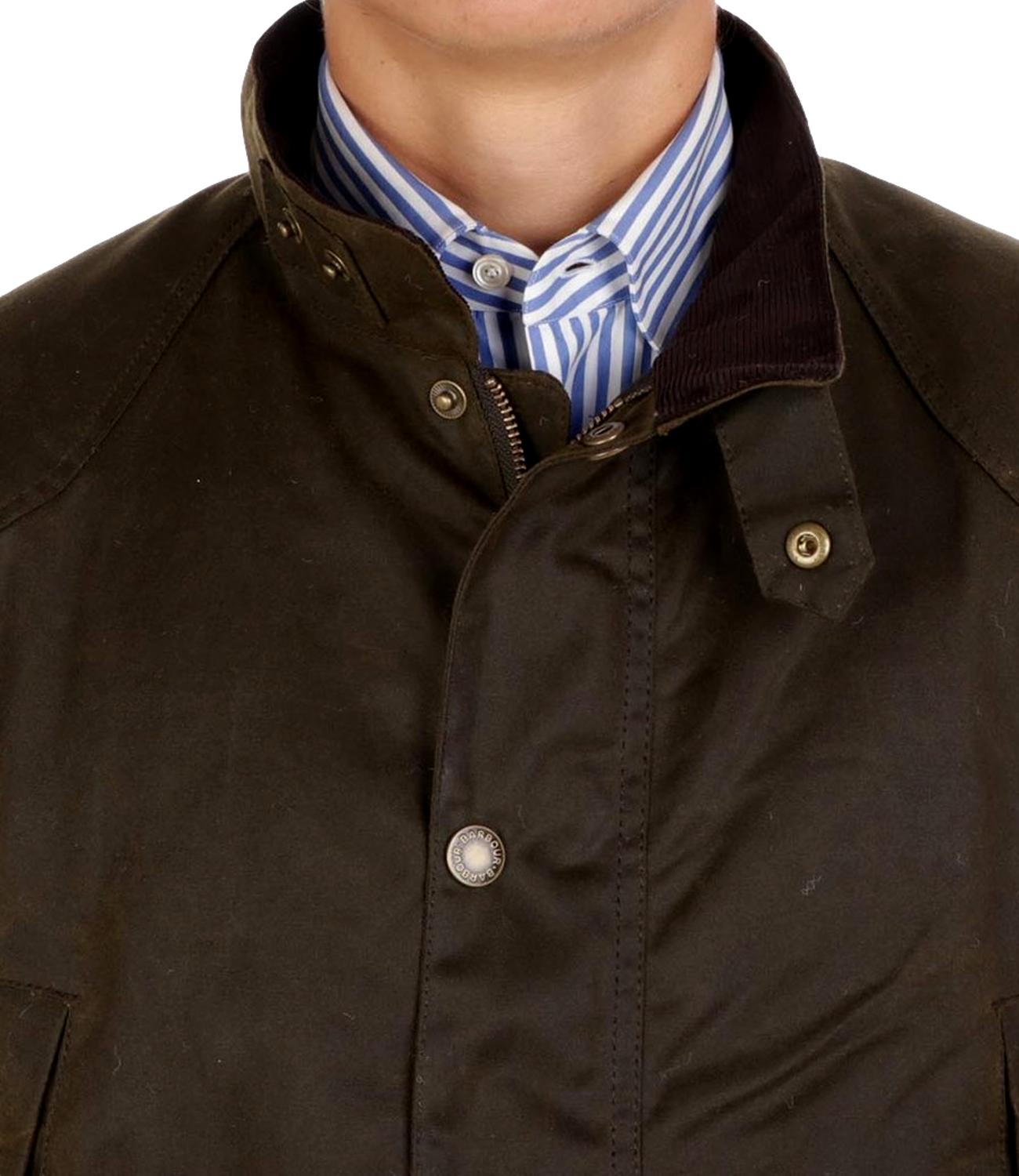Giubbino Barbour Leaaward Jacket olive