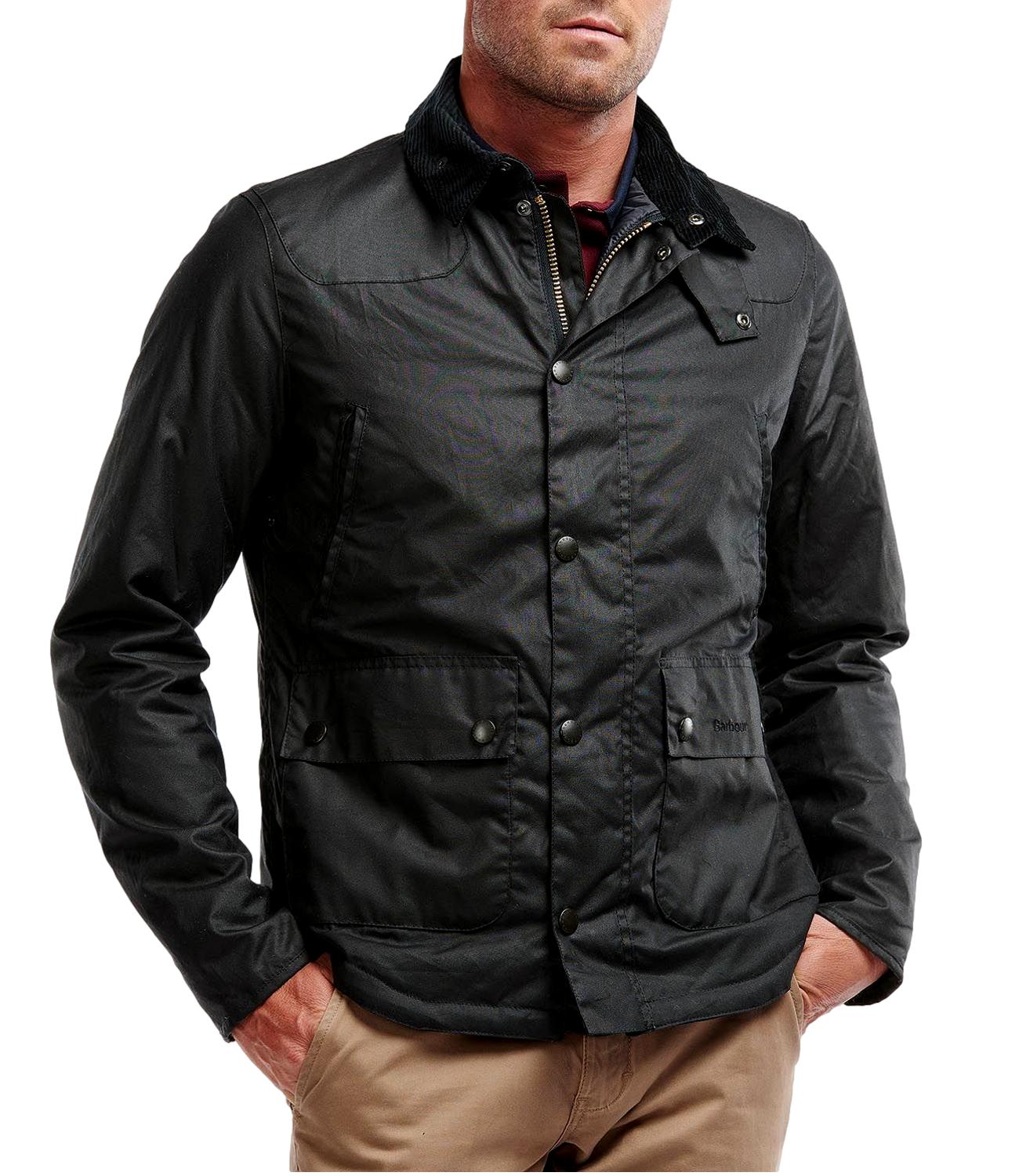 Reelin wax jacket sage