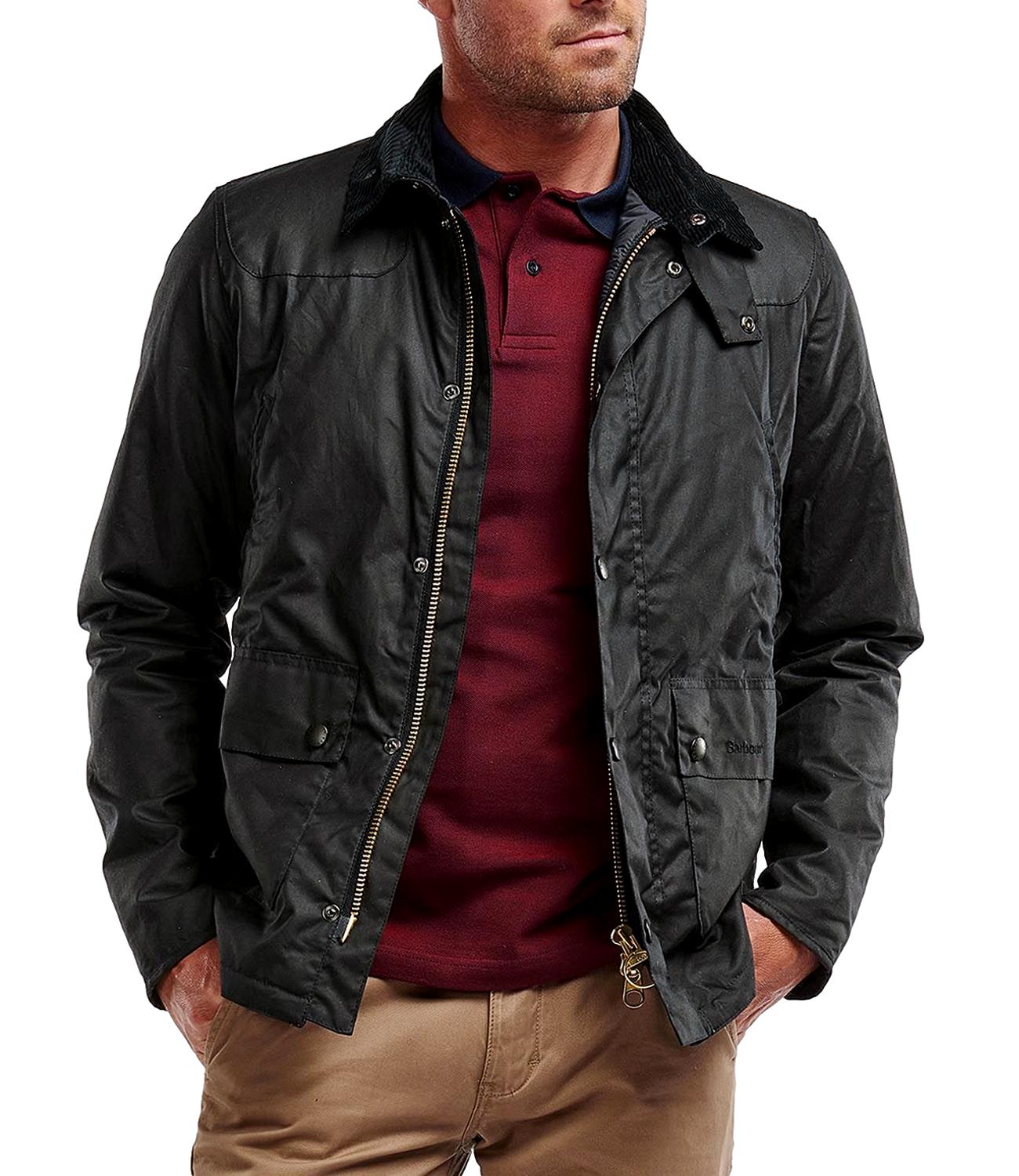 Reelin wax jacket sage