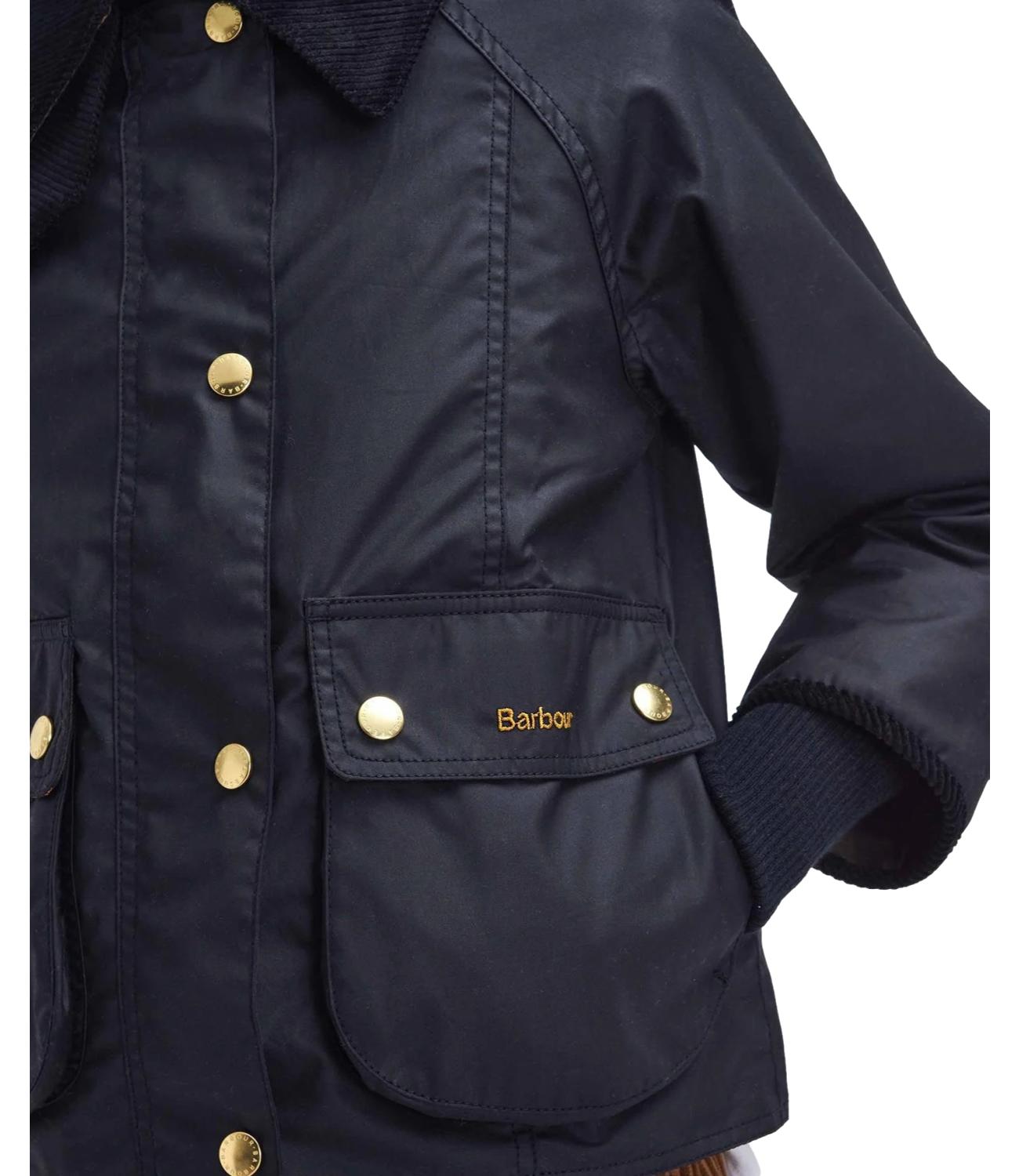 Reelin wax jacket blu navy