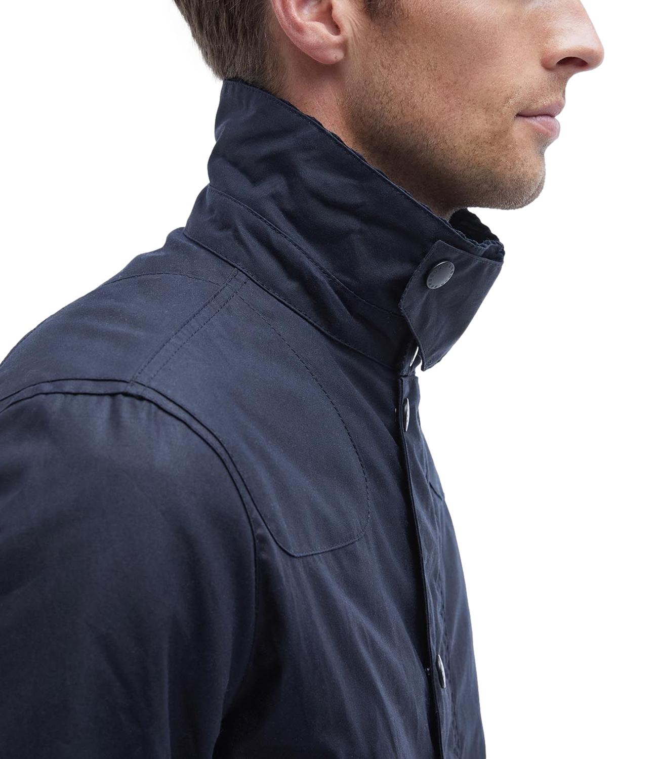 Reelin wax jacket blu navy