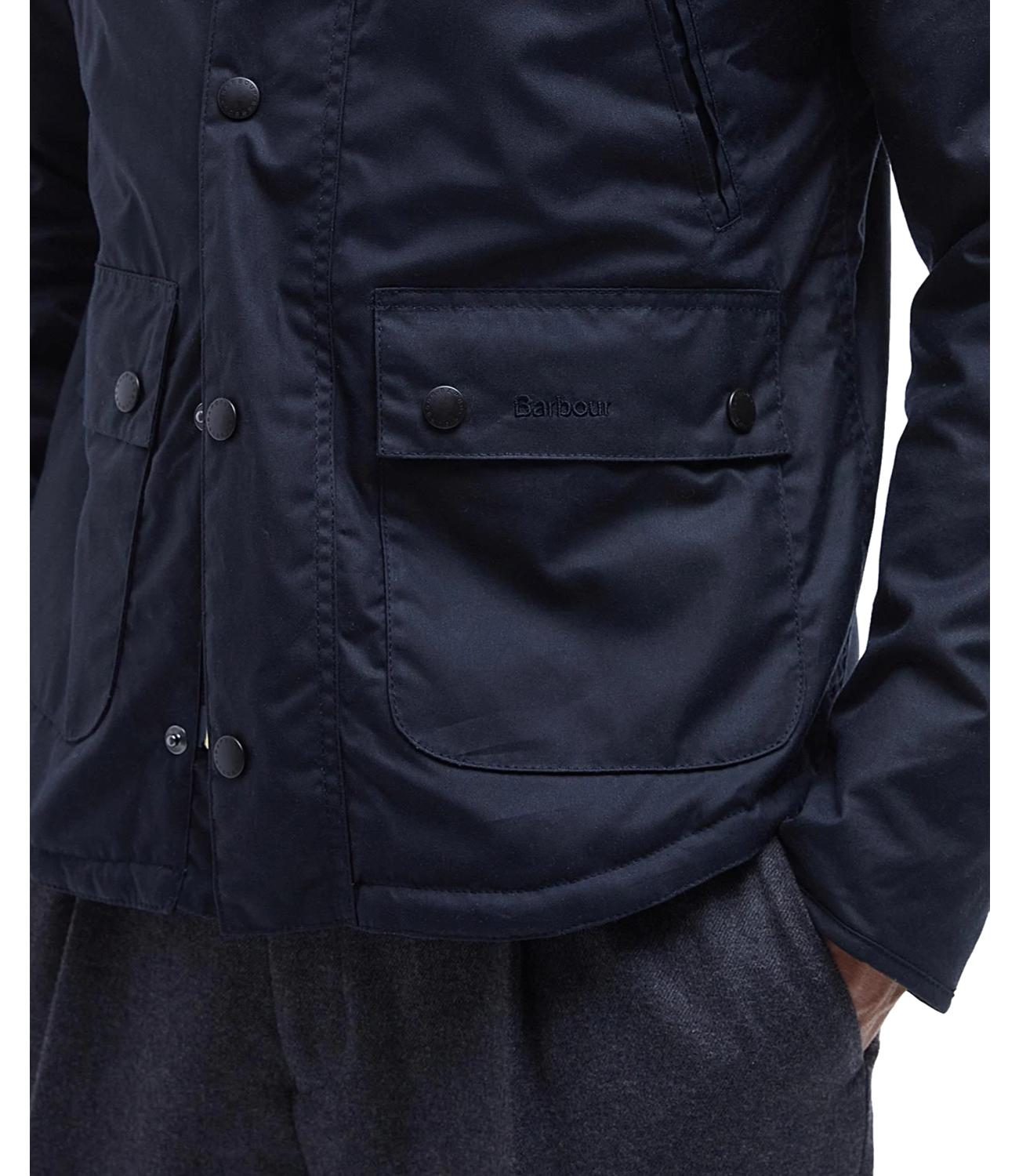 Reelin wax jacket blu navy