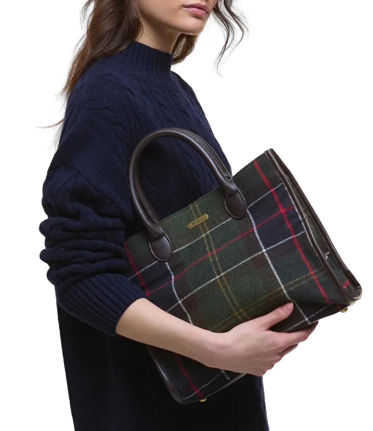 Borsa tote Barrhill in tartan