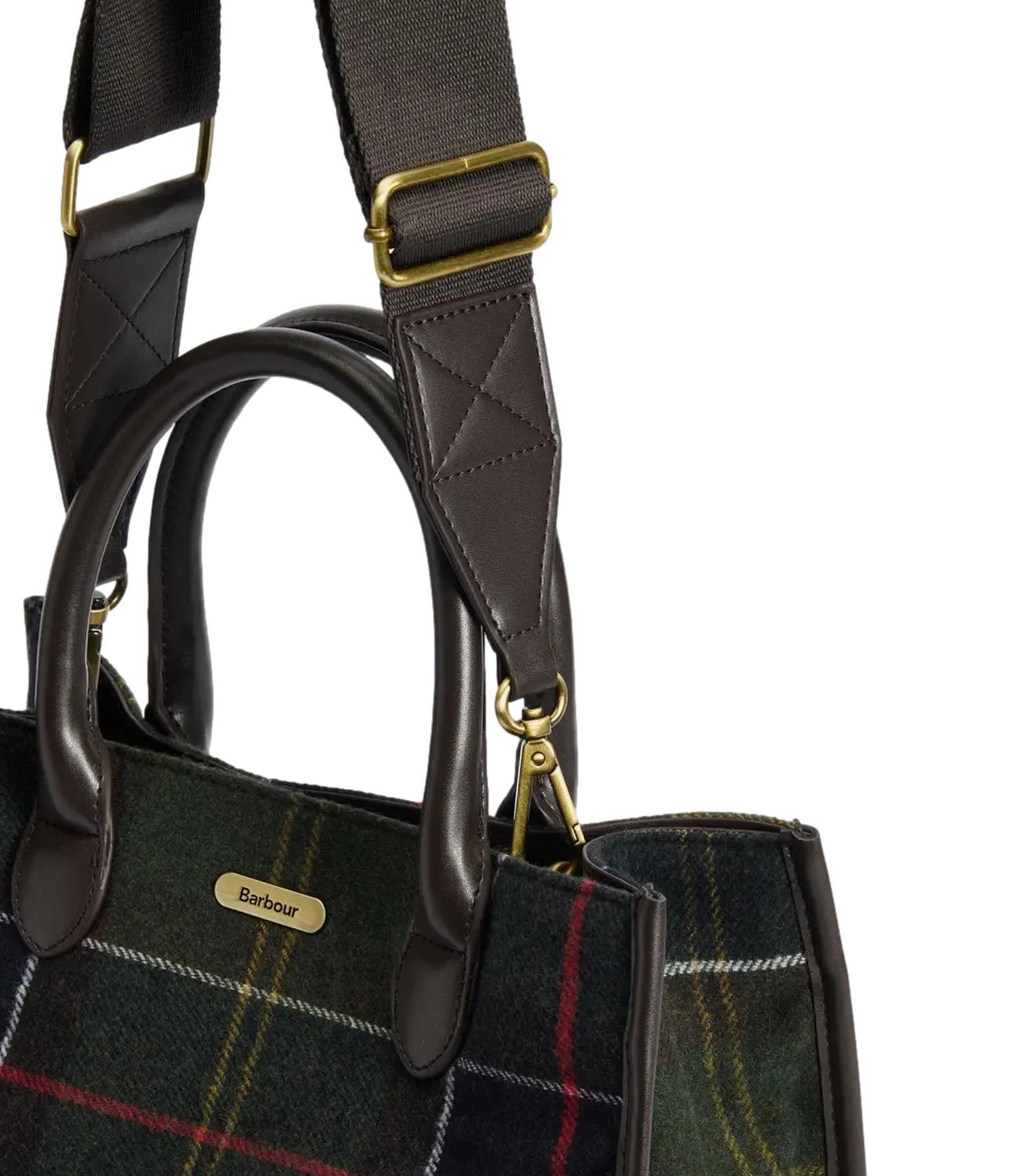Borsa tote Barrhill in tartan