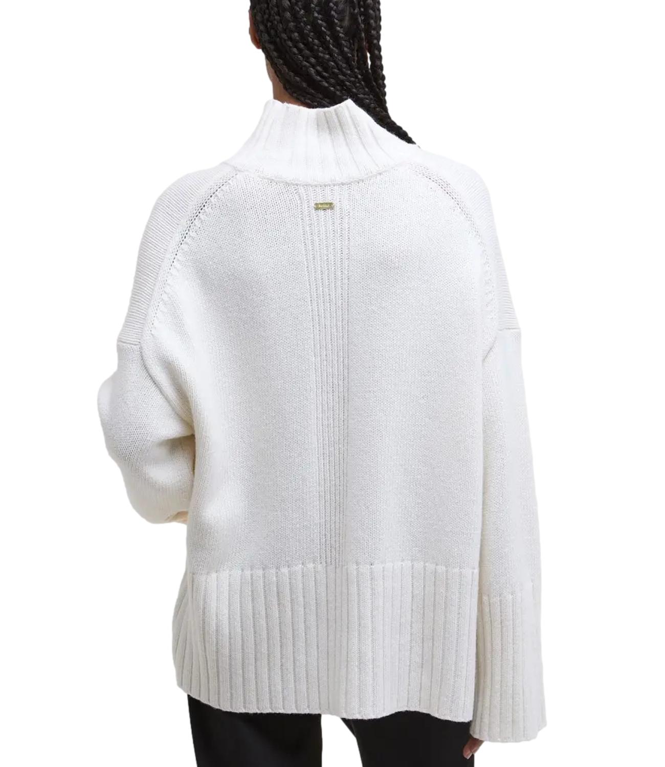Barbour Maglia Serena bianco donna