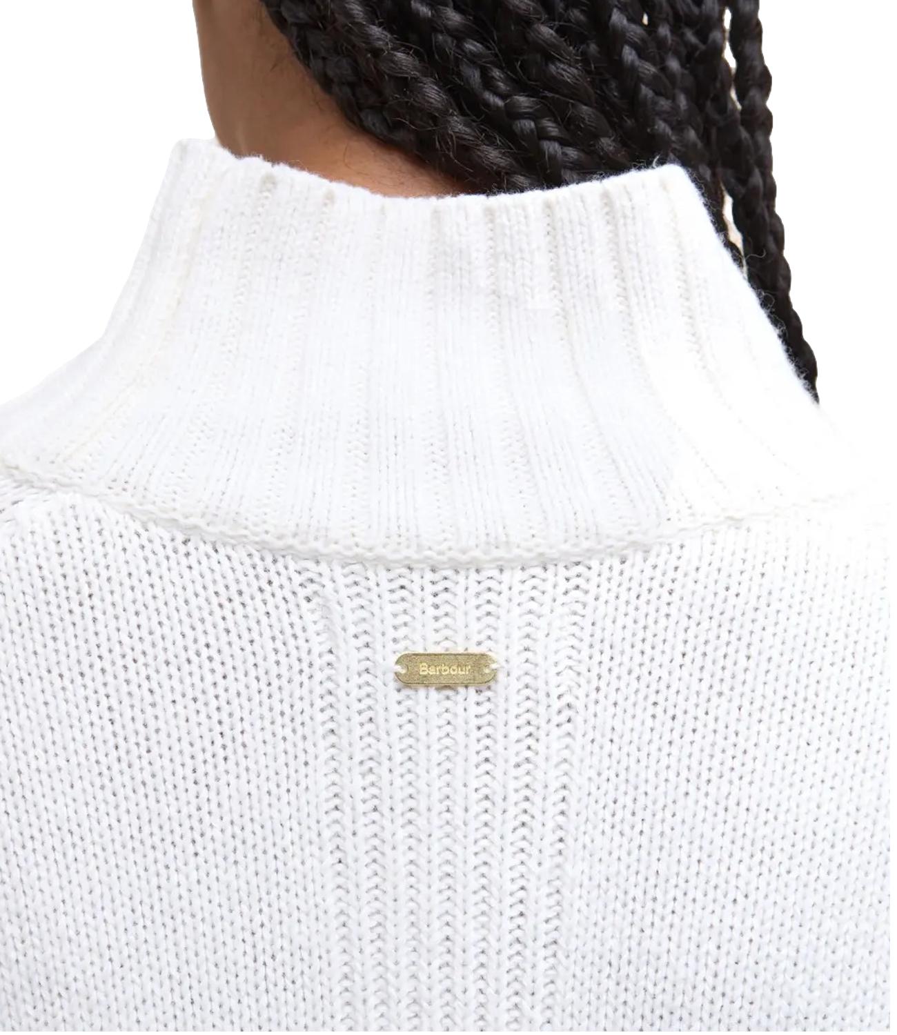 Barbour Maglia Serena bianco donna