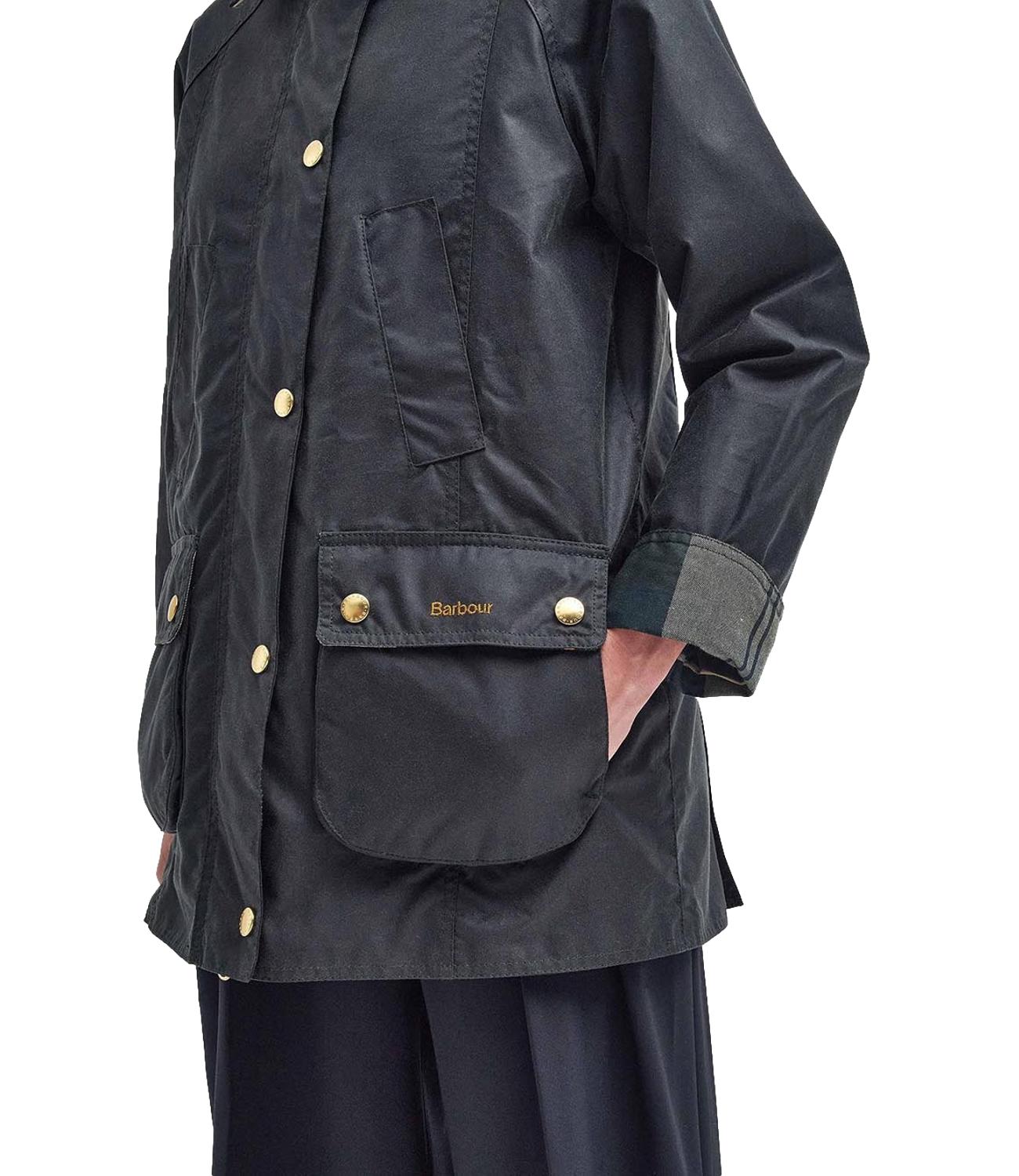 Modern Beadnell Wax Jacket verde