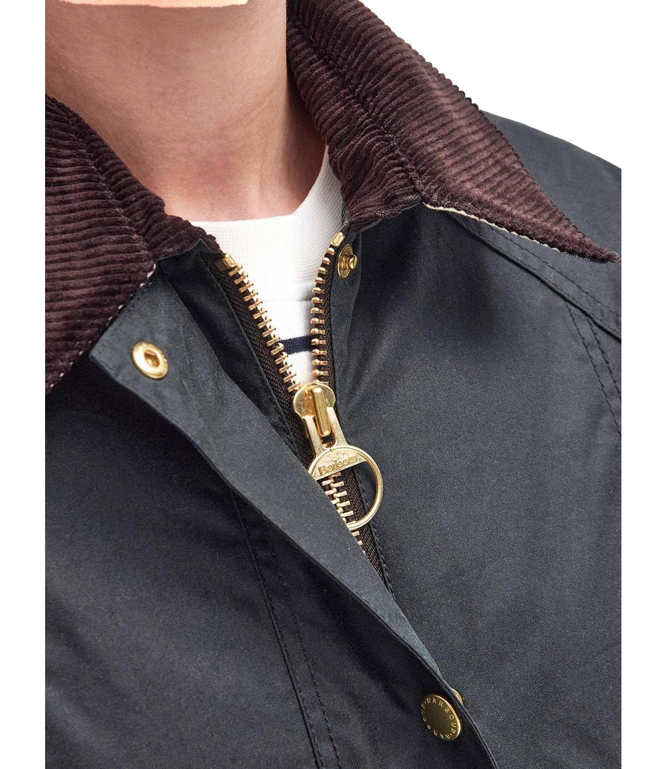 Modern Beadnell Wax Jacket verde