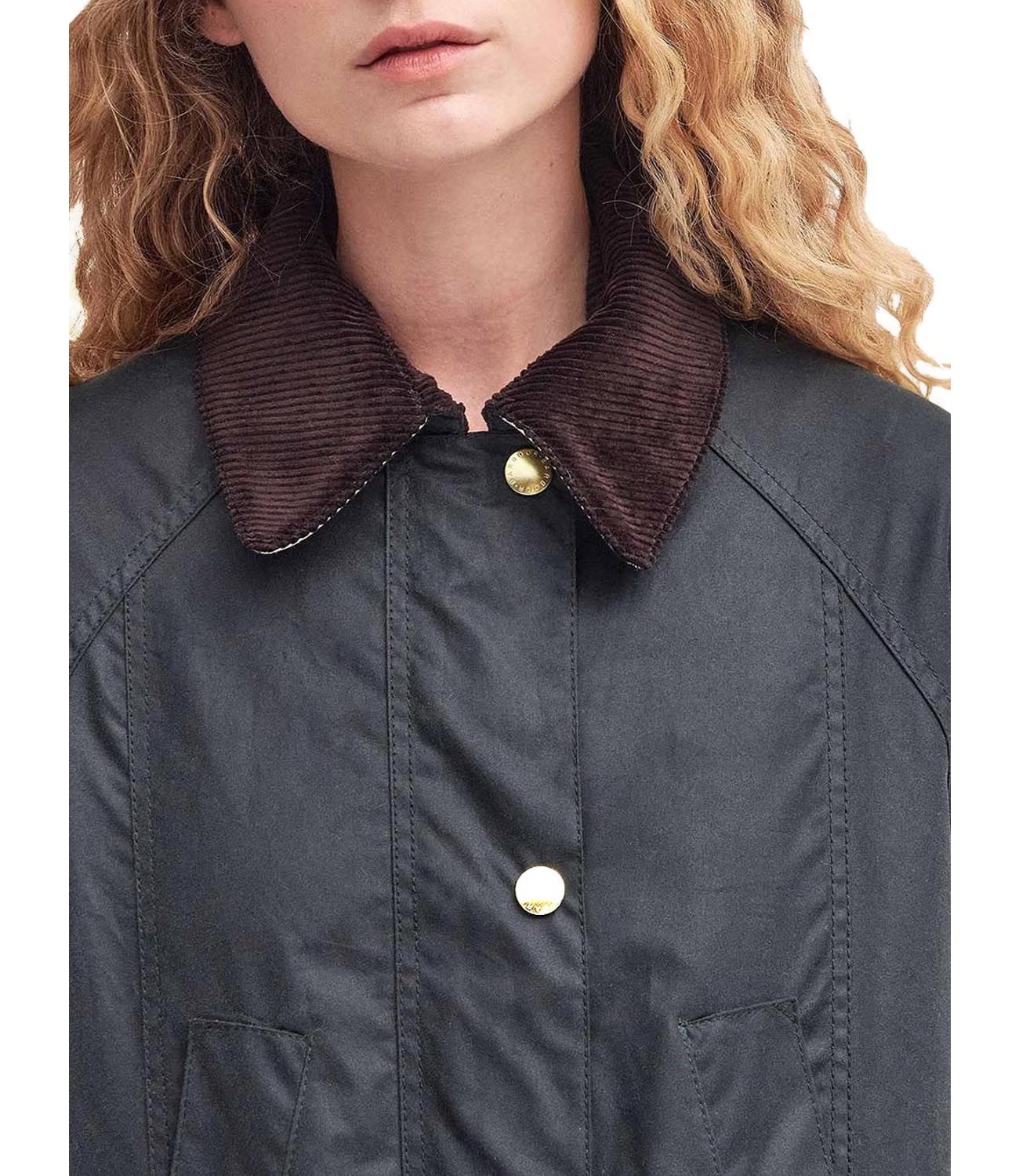 Modern Beadnell Wax Jacket verde