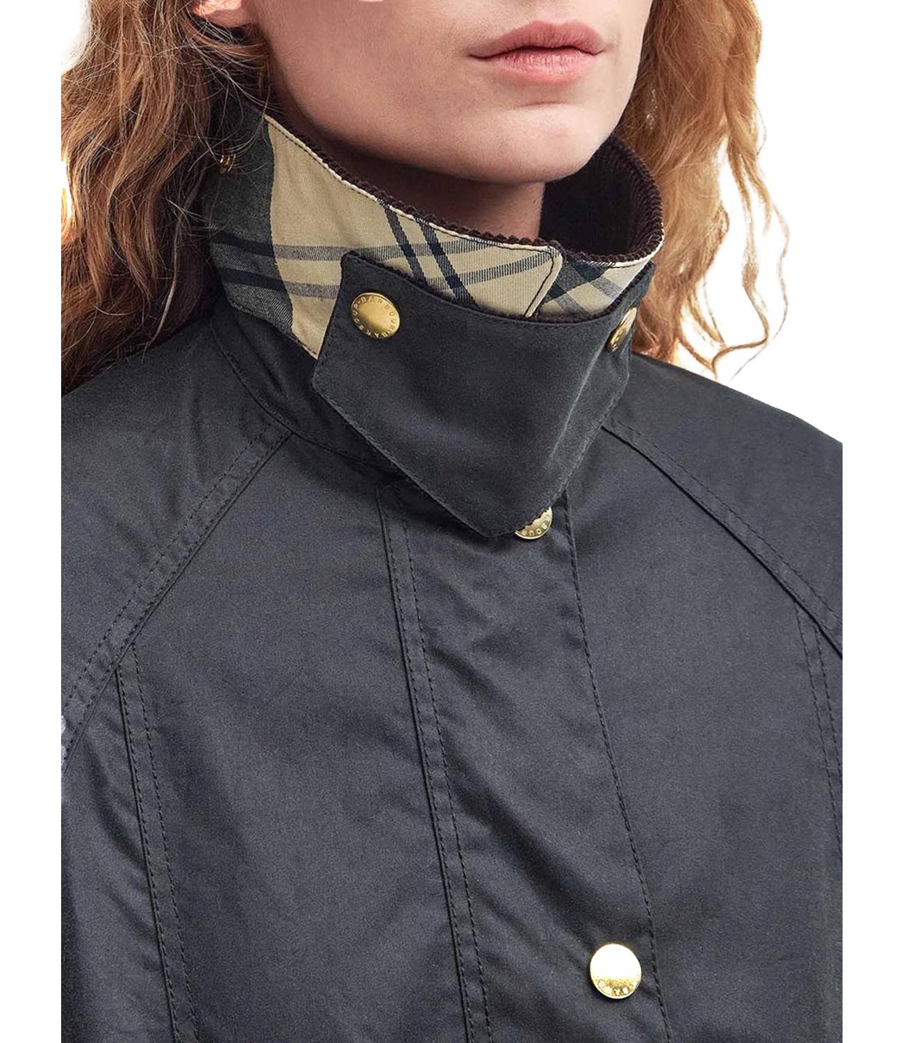 Modern Beadnell Wax Jacket verde