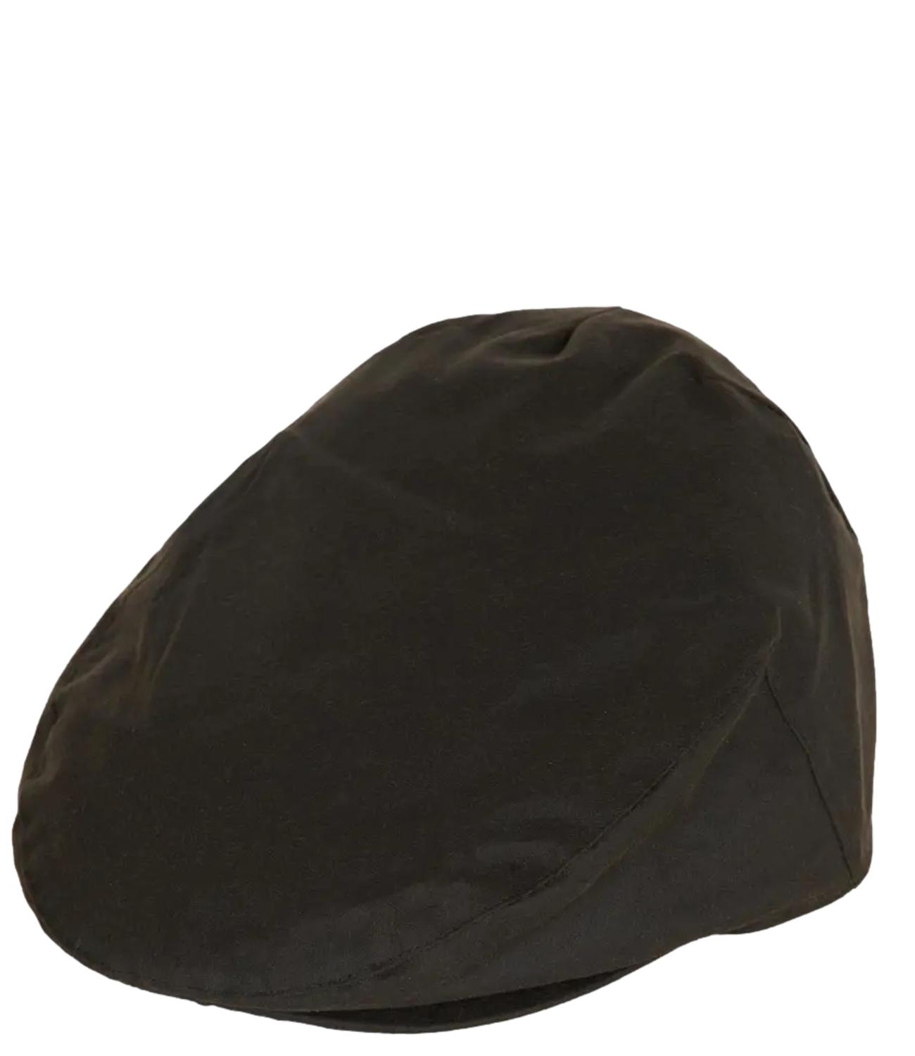 Wax Flat Cap green olive