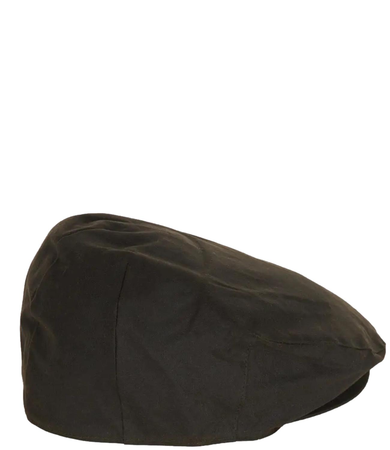 Wax Flat Cap green olive