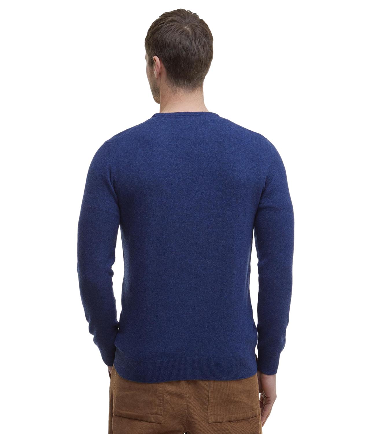 Essential Lambs Wool Crew Neck blue