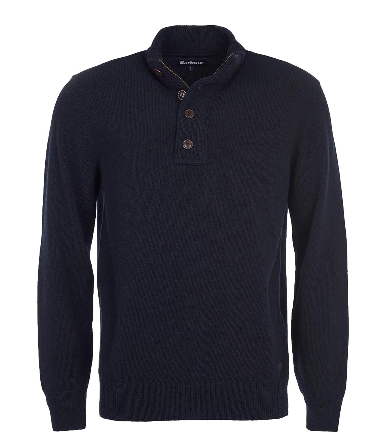 Essential Patch Half Zip blu