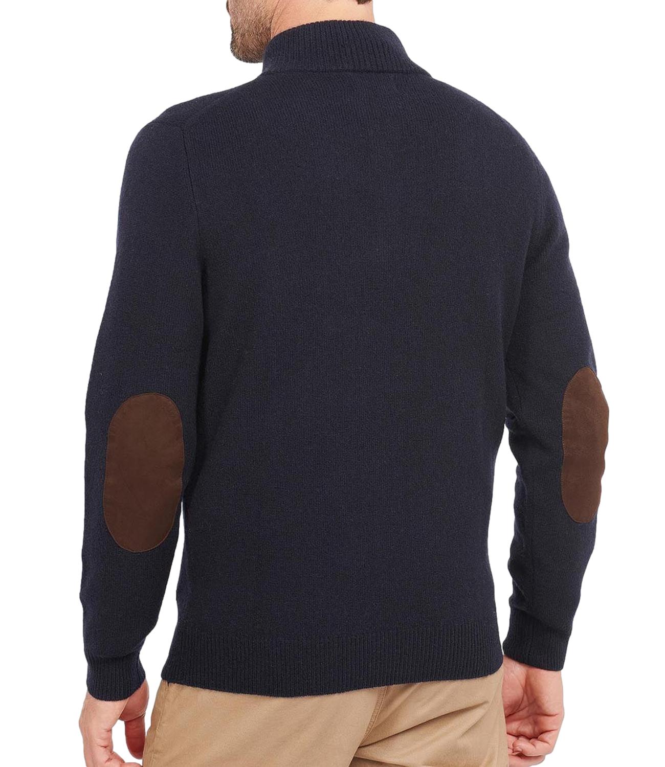 Essential Patch Half Zip blu