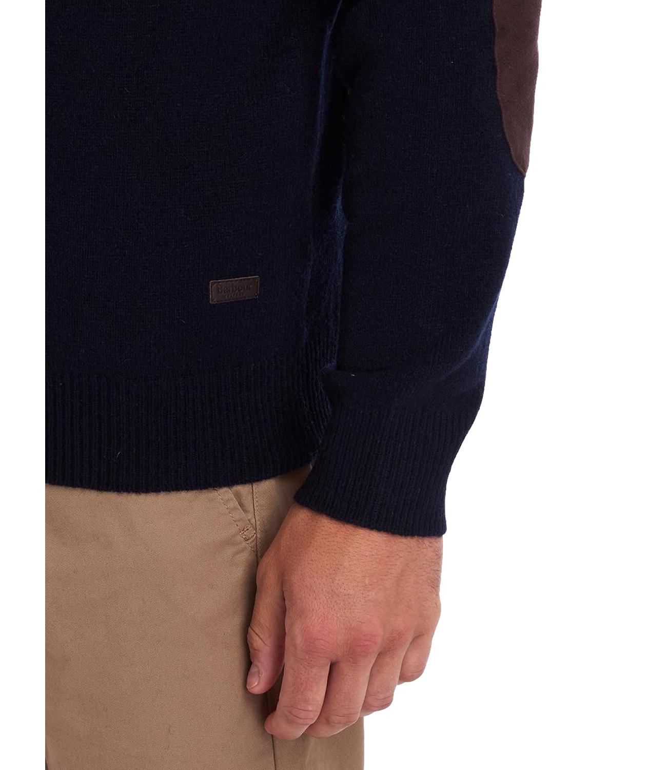 Essential Patch Half Zip blu