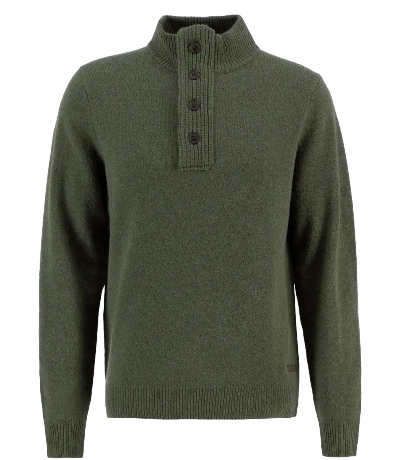 Essential Patch Half Zip olive