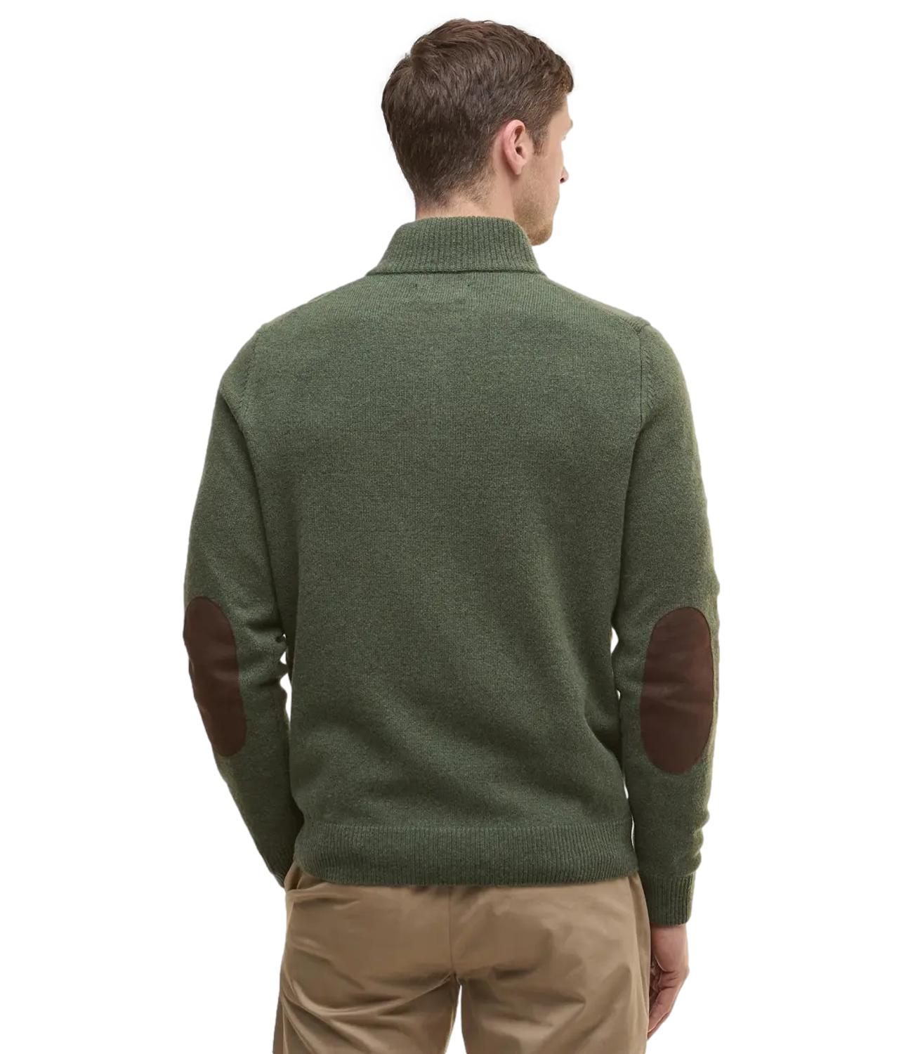 Essential Patch Half Zip olive