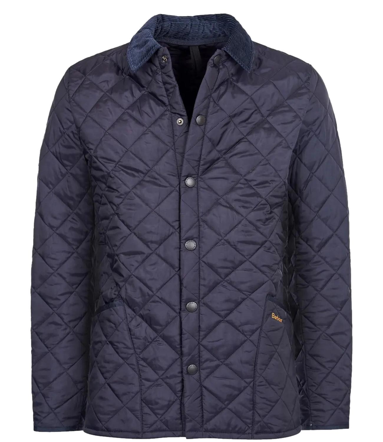 Giacca blu trapuntata Heritage Liddesdale