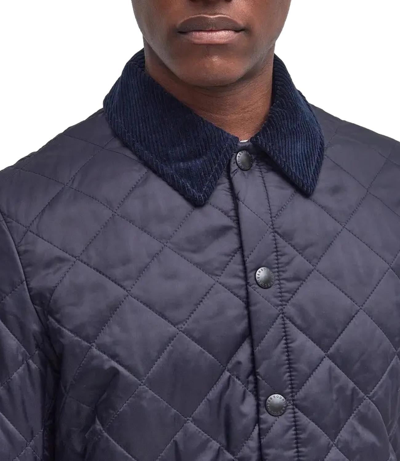 Giacca blu trapuntata Heritage Liddesdale