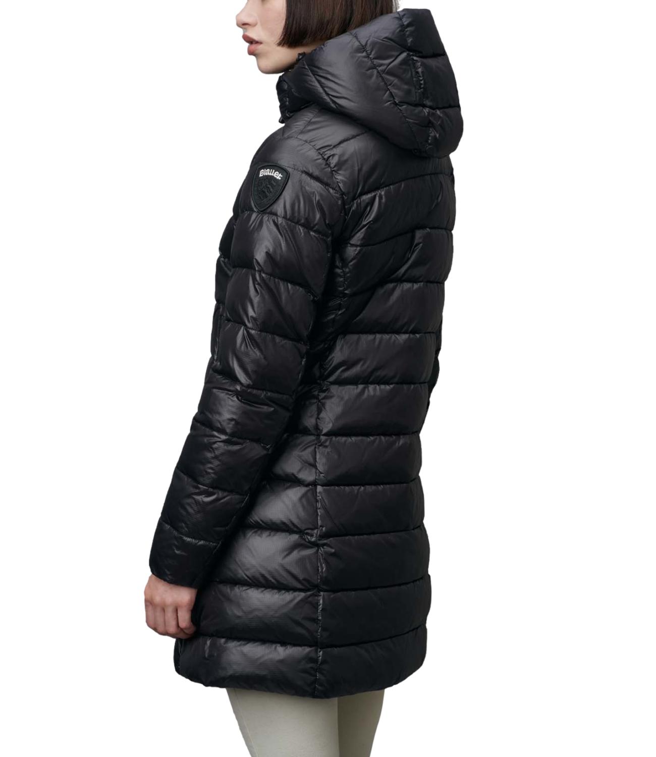 Piumino lungo ADELAIDE nero donna