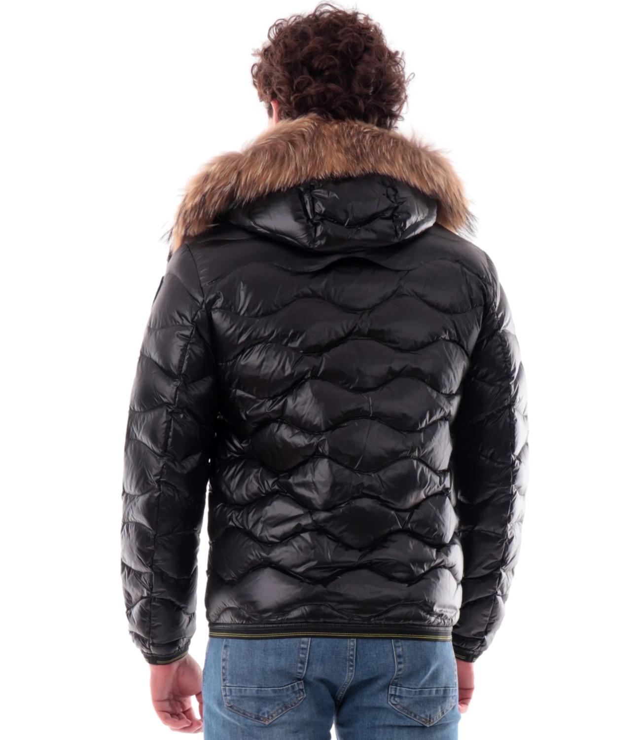 Piumino Wavefur nero uomo