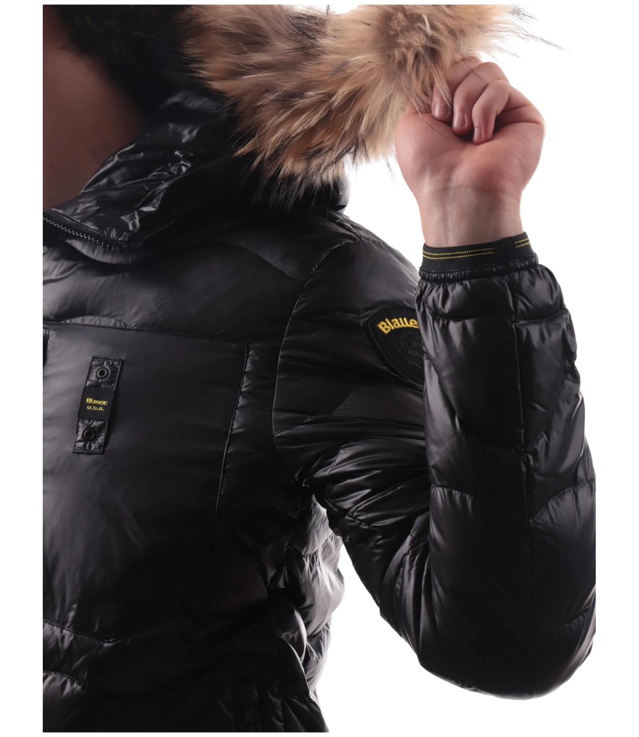 Piumino Wavefur nero uomo
