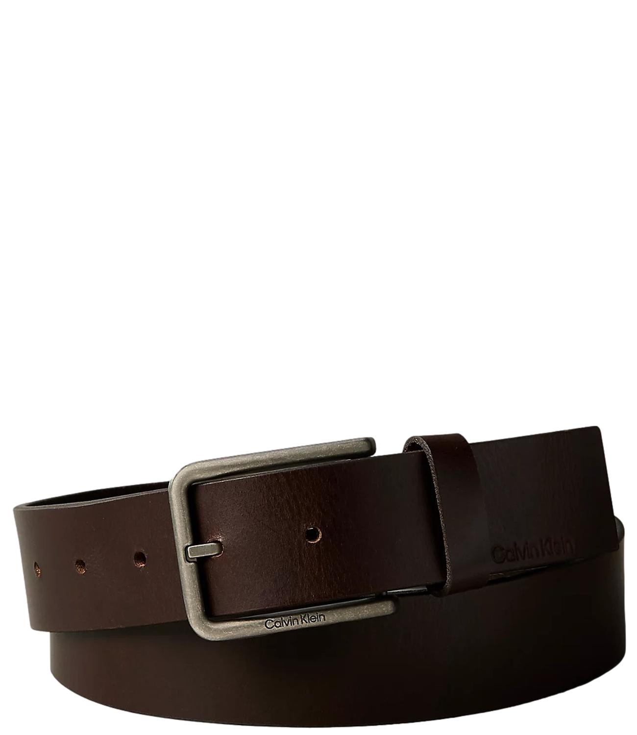 Calvin Klein Cintura Pelle Marrone Uomo