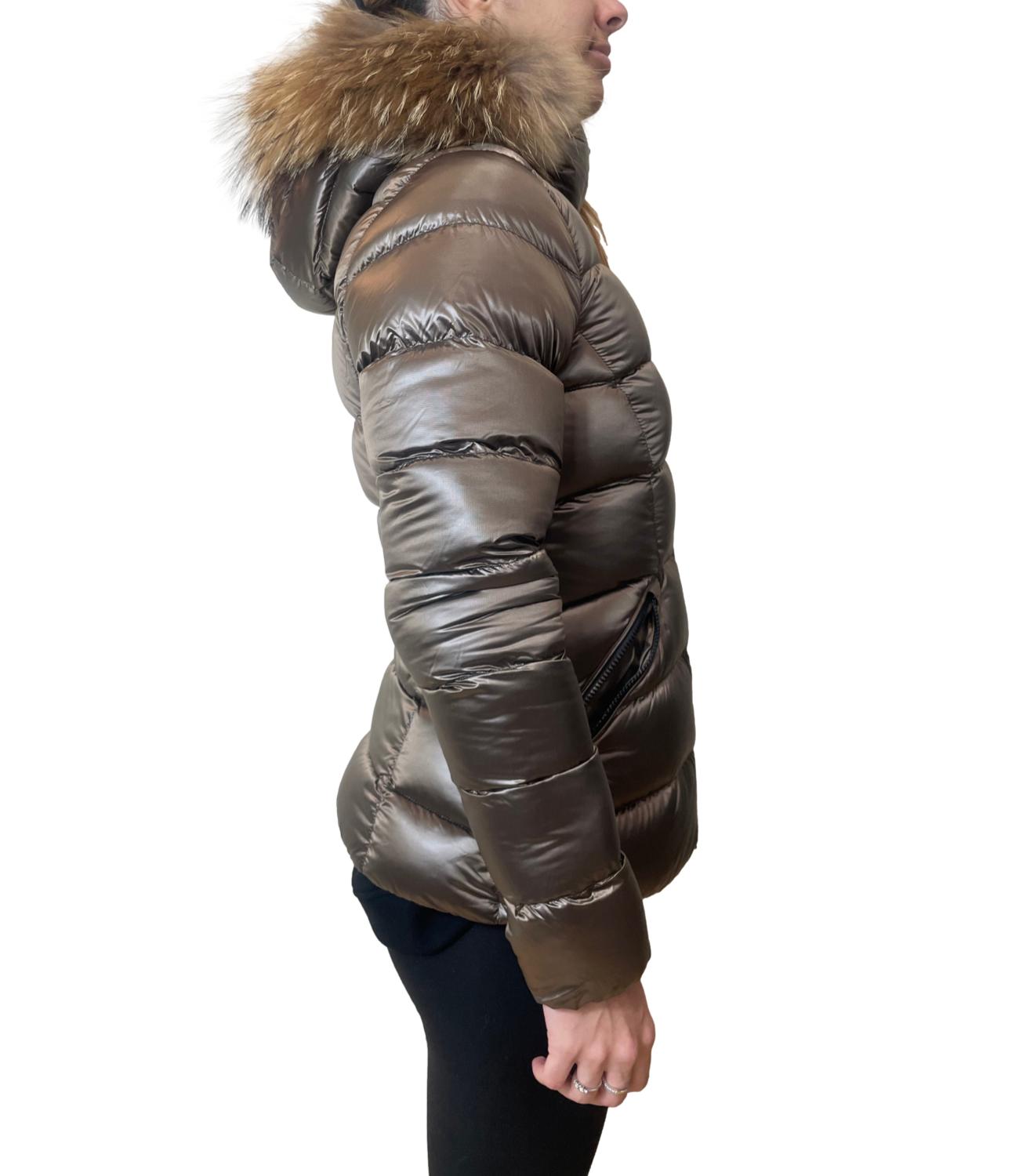 Ciesse Giacca RANGI REAL FUR Caribou Donna