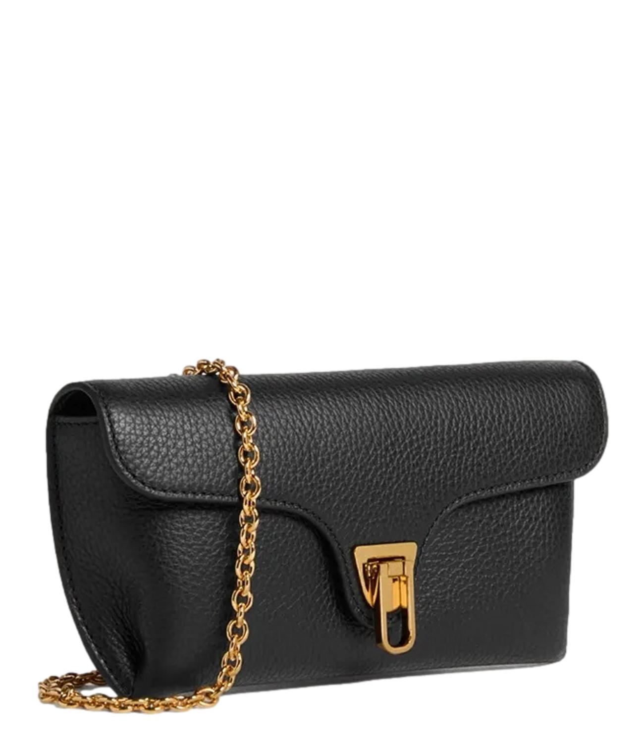 Coccinelle Borsa DOUBLE BEAT MEDIUM Noir Donna