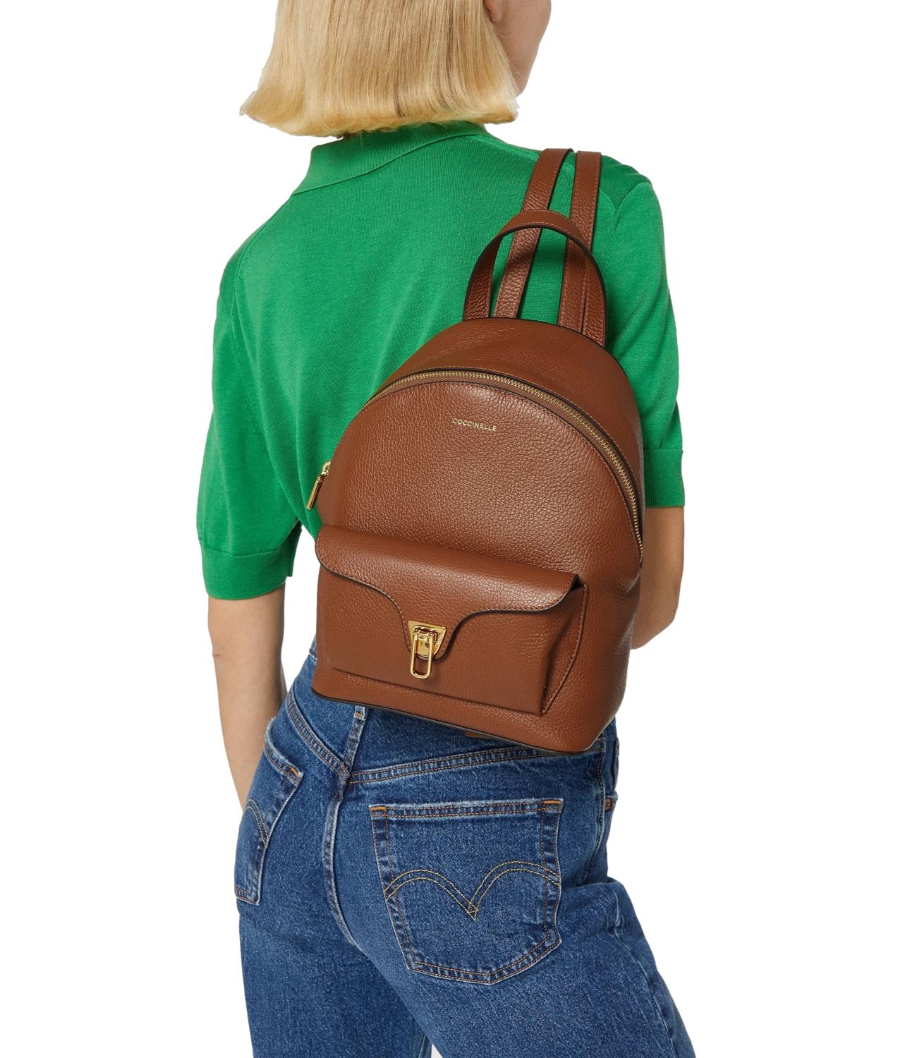 Coccinelle Borsa BEAT GENERATION SMALL Cognac Donna