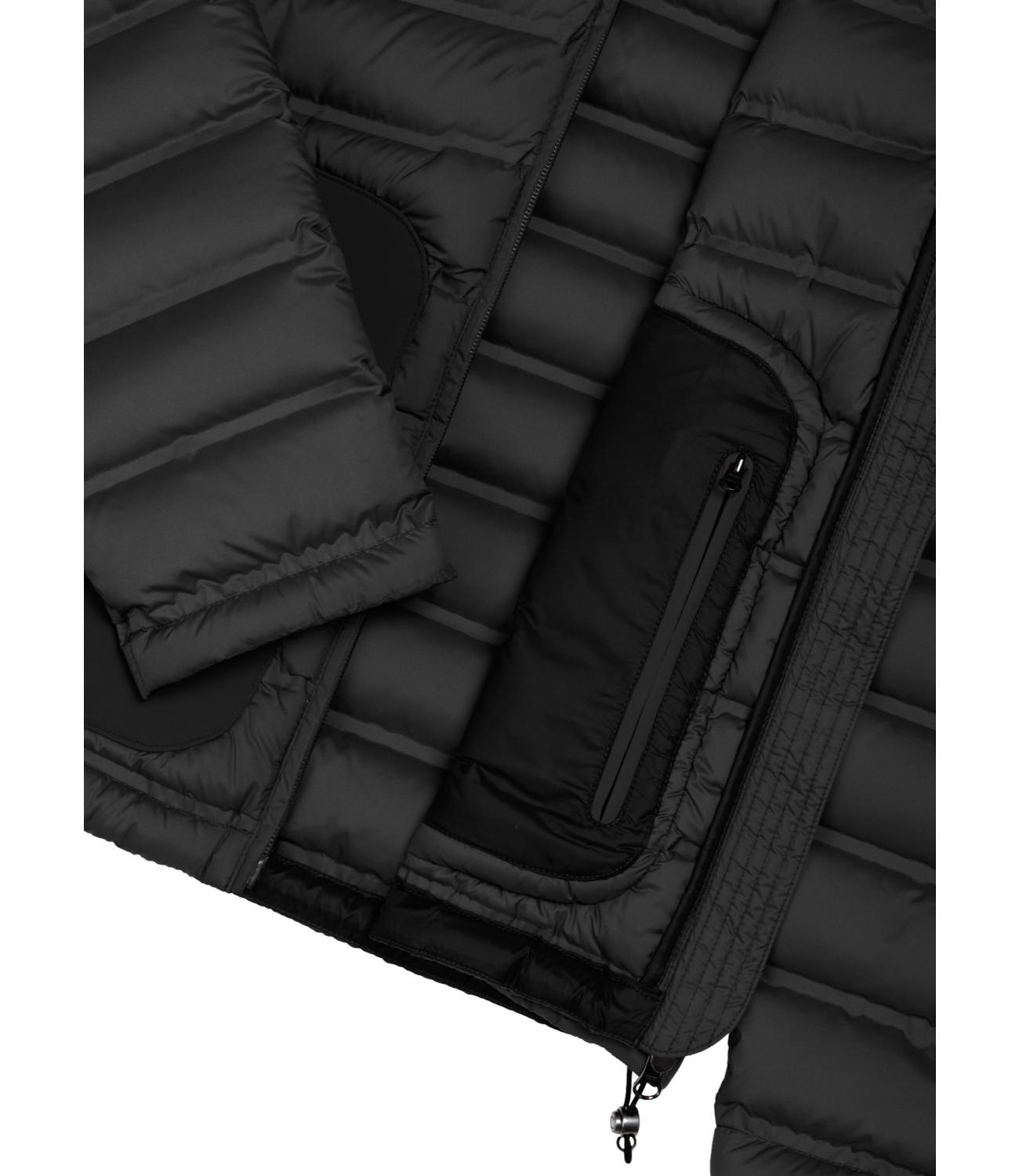 Piumino nero uomo