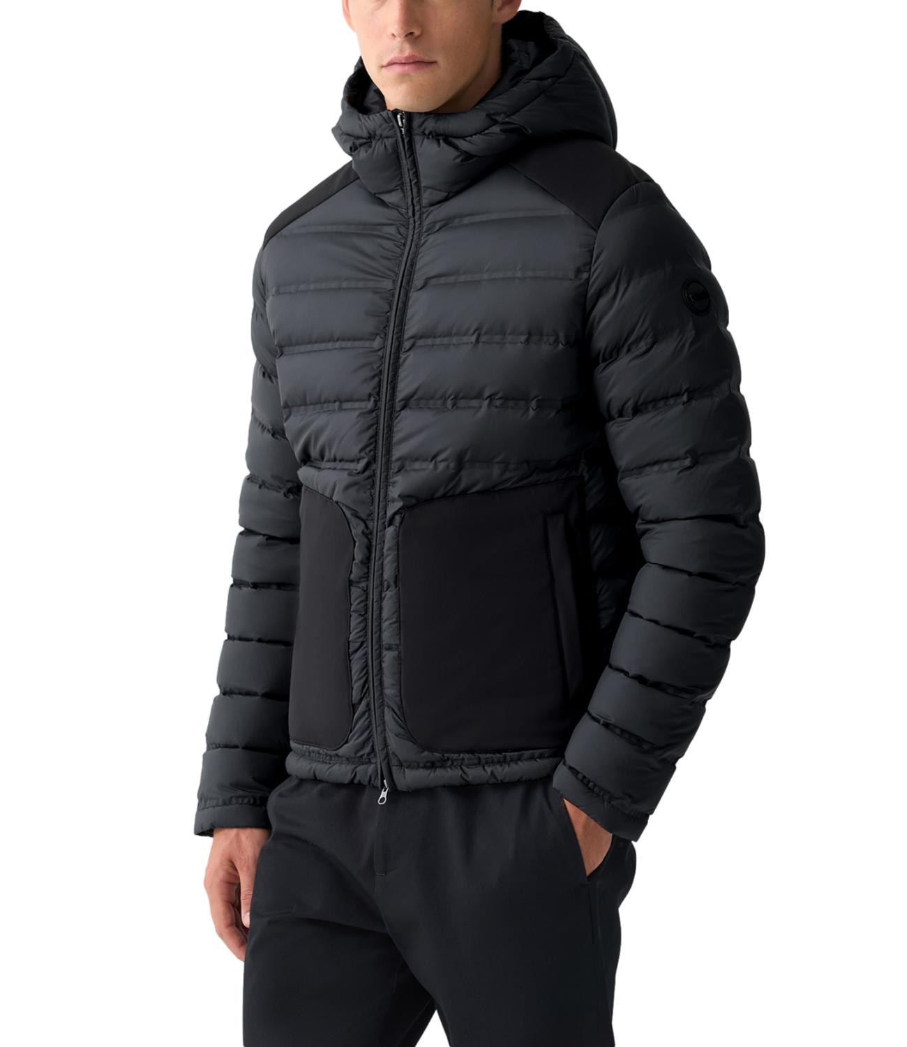 Piumino nero uomo