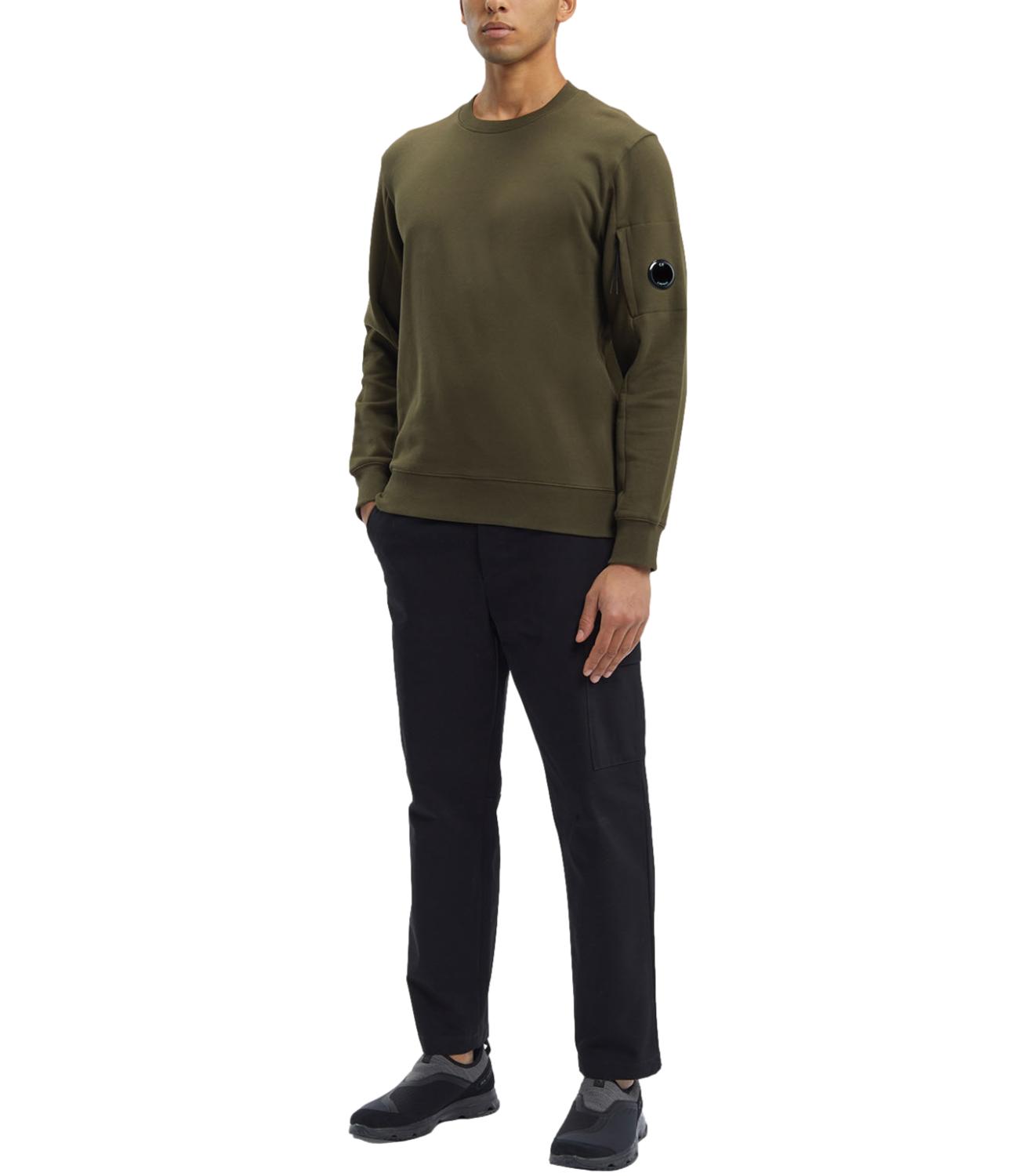 Diagonal Raised Fleece Crewneck Lens Sweatshirt