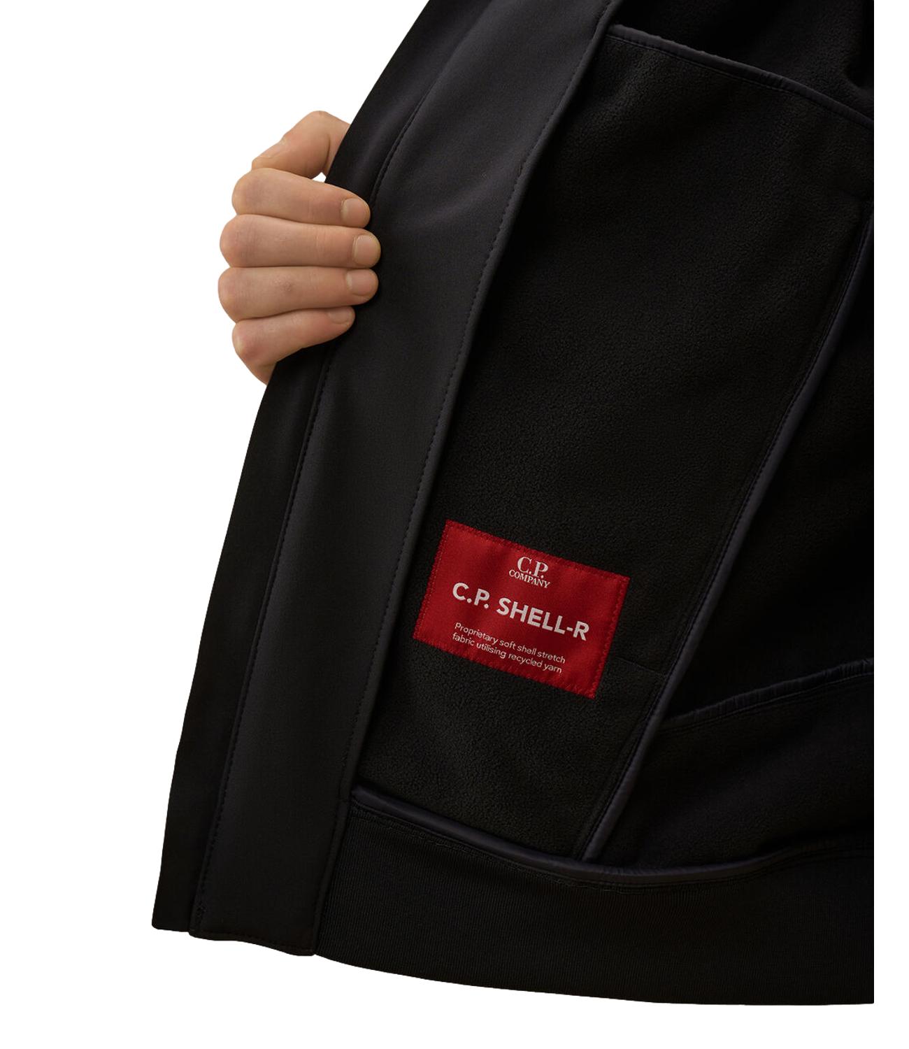 Giubbino C.P. Shell-R Hooded Jacket total eclipse