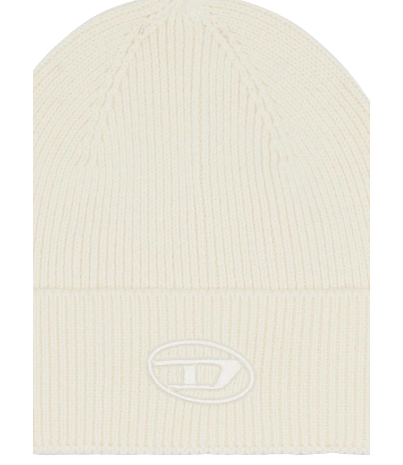 Cappello Diesel beanie bianco