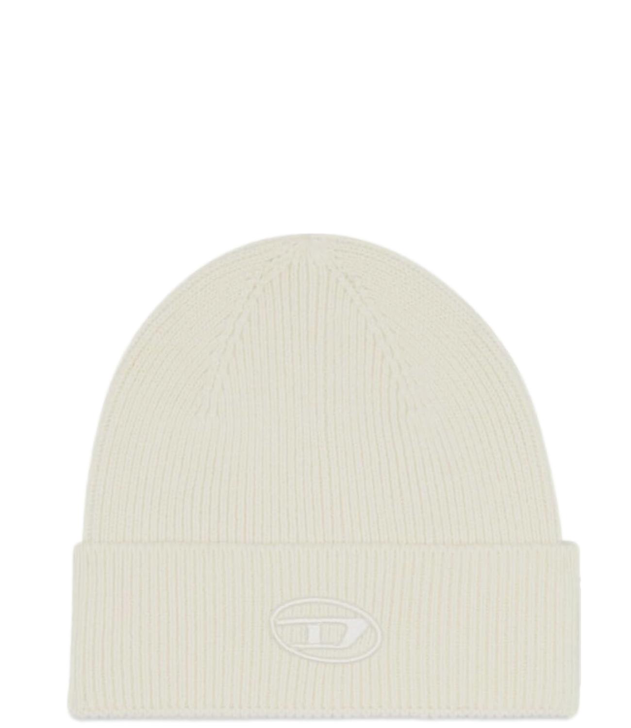 Cappello Diesel beanie bianco