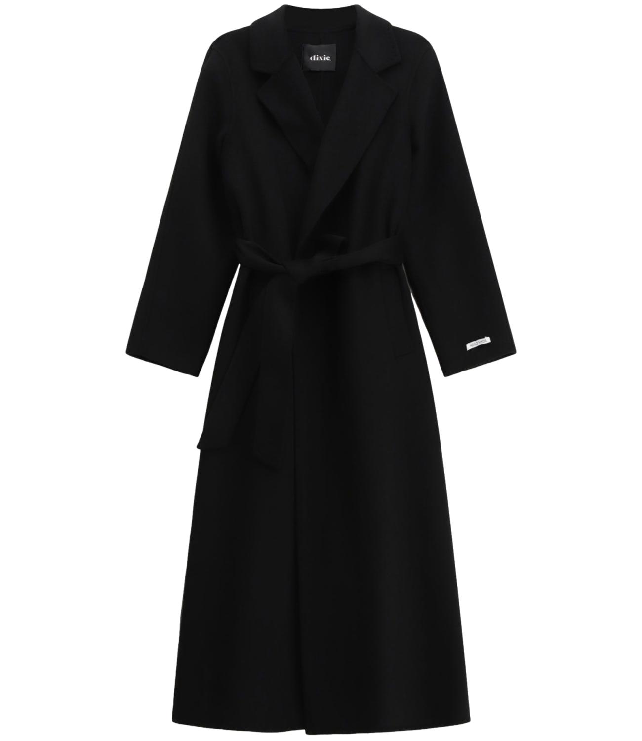 Dixie Cappotto Lungo Nero Donna