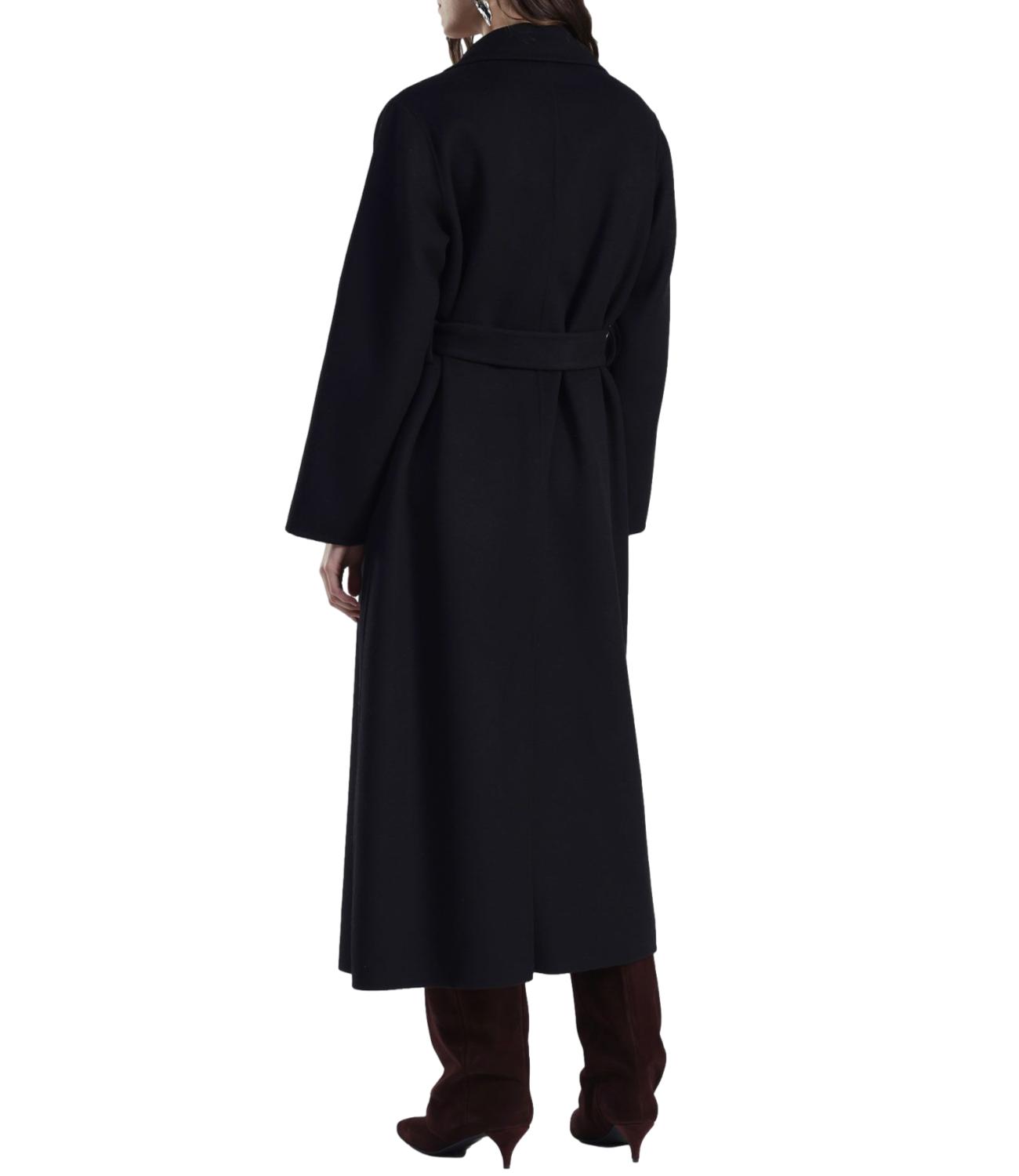 Dixie Cappotto Lungo Nero Donna