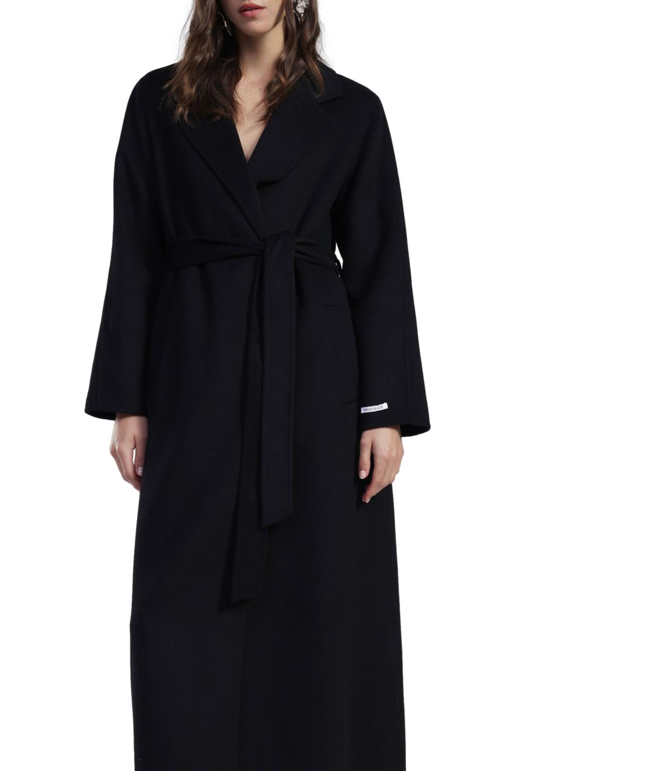 Dixie Cappotto Lungo Nero Donna