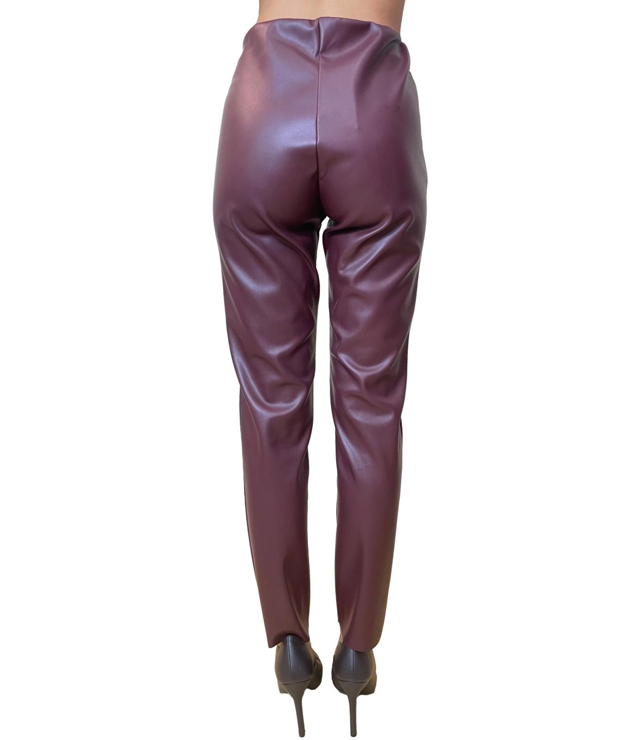 Dixie Pantaloni Bordeax Donna